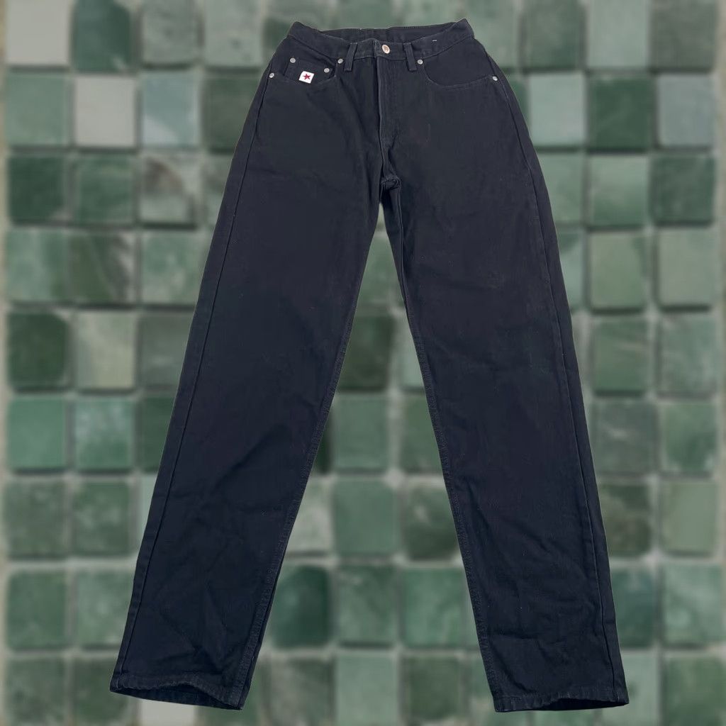 Vintage Authentic Rockies Jeans Women 27 Black Relaxed Straight Leg Jeans Mens? Size 27" / US 4 / IT 40 - 1 Thumbnail