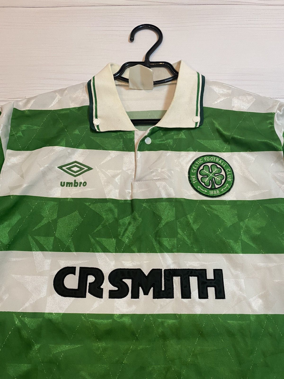 Umbro × Vintage Celtic 1989/1991 home jersey football soccer t shirt Size US M / EU 48-50 / 2 - 8 Thumbnail