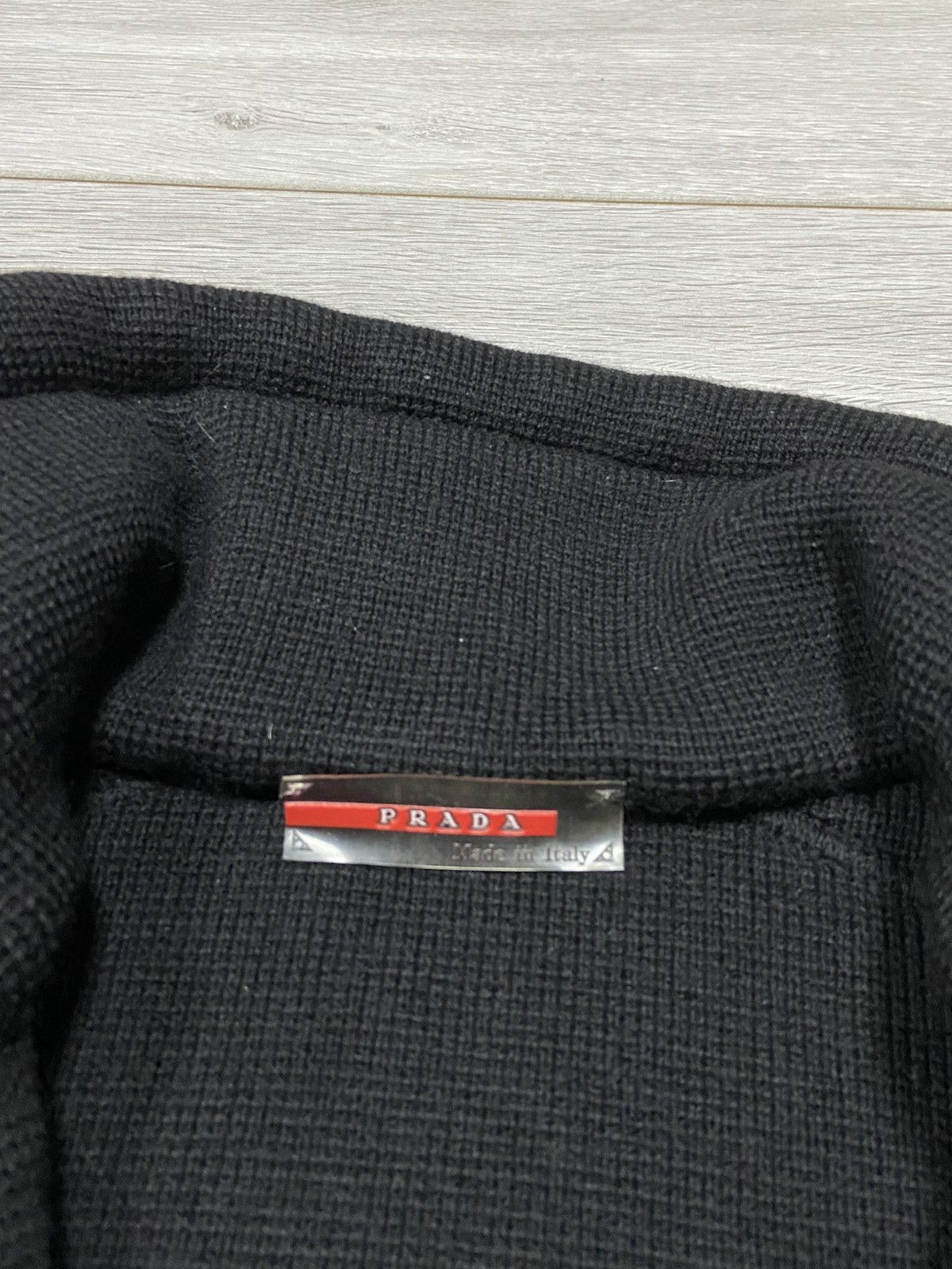 Prada Prada RARE nylon wool sweater zip Size M / US 6-8 / IT 42-44 - 9 Thumbnail