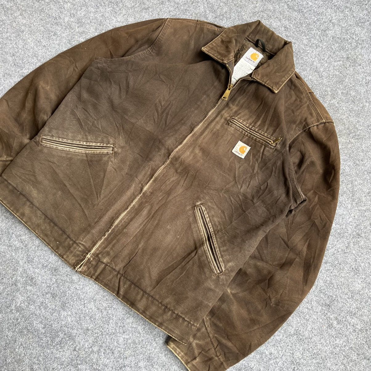 Carhartt × Vintage Vintage Carhartt Detroit Jacket EJ097 DKB Size US S / EU 44-46 / 1 - 2 Thumbnail