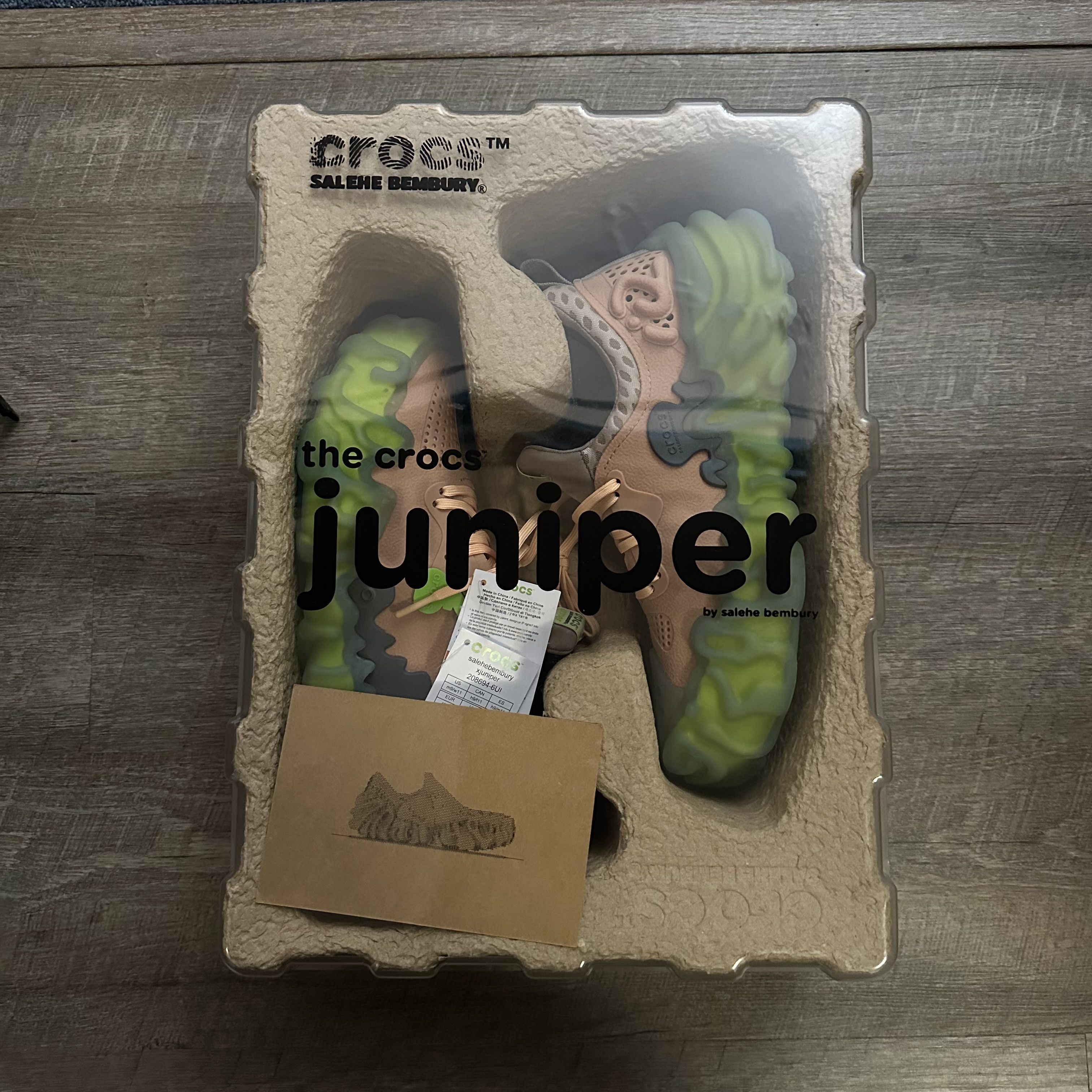 Crocs × Salehe Bembury CROCS x POLLEX JUNIPER 'GUAVA' SALEHE BEMBURY Size US 9 / EU 42 - 1 Thumbnail