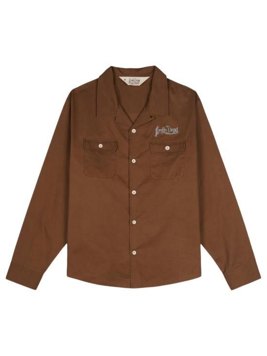 Brain Dead BRAIN DEAD Men Long Tops W24T24003973 CHOCOLATE Brown Size US M / EU 48-50 / 2 - 1 Thumbnail
