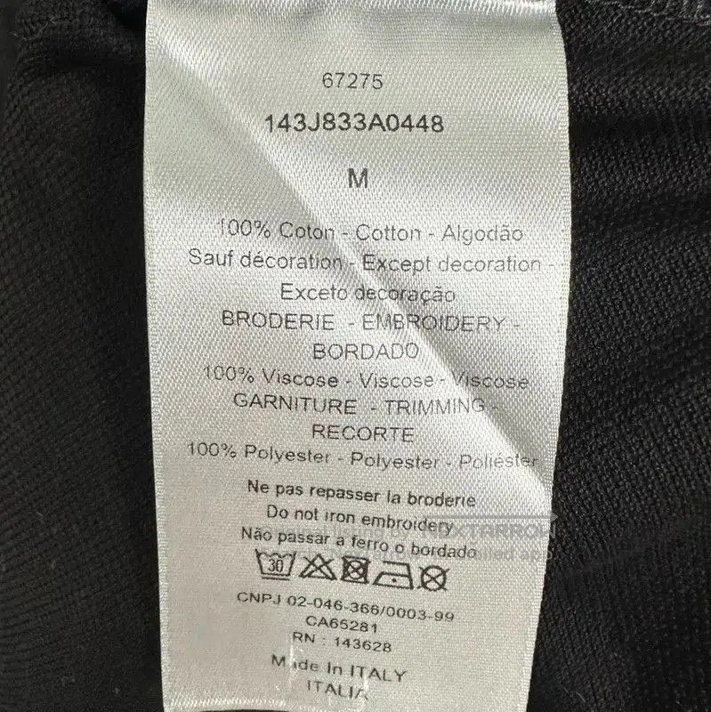 Dior Dior Summer Black Cotton Men's T-Shirt . Size US M / EU 48-50 / 2 - 5 Thumbnail