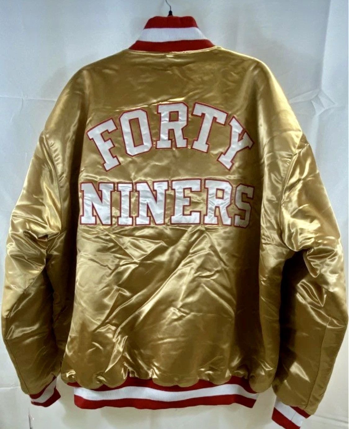 Other NFL Men's San Francisco 49ers Gold Bomber Jacket NWT SZ 4XL Size US XXL / EU 58 / 5 - 2 Thumbnail