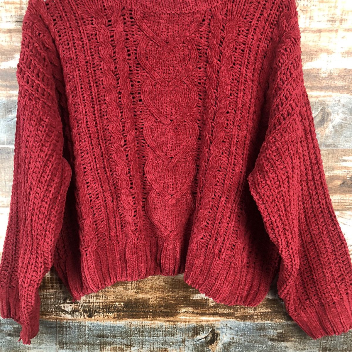 Homespun Knitwear × Japanese Brand Japanese Brand Red Knitwear #A2005 Size M / US 6-8 / IT 42-44 - 6 Thumbnail