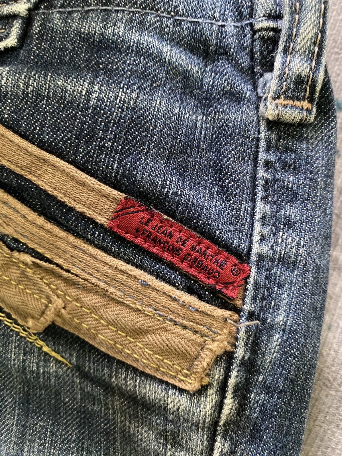 Designer × Marithe + Francois Girbaud Rare Marithe Francois Girbaud Lock Zipper Distressed Denim Size US 29 - 5 Thumbnail