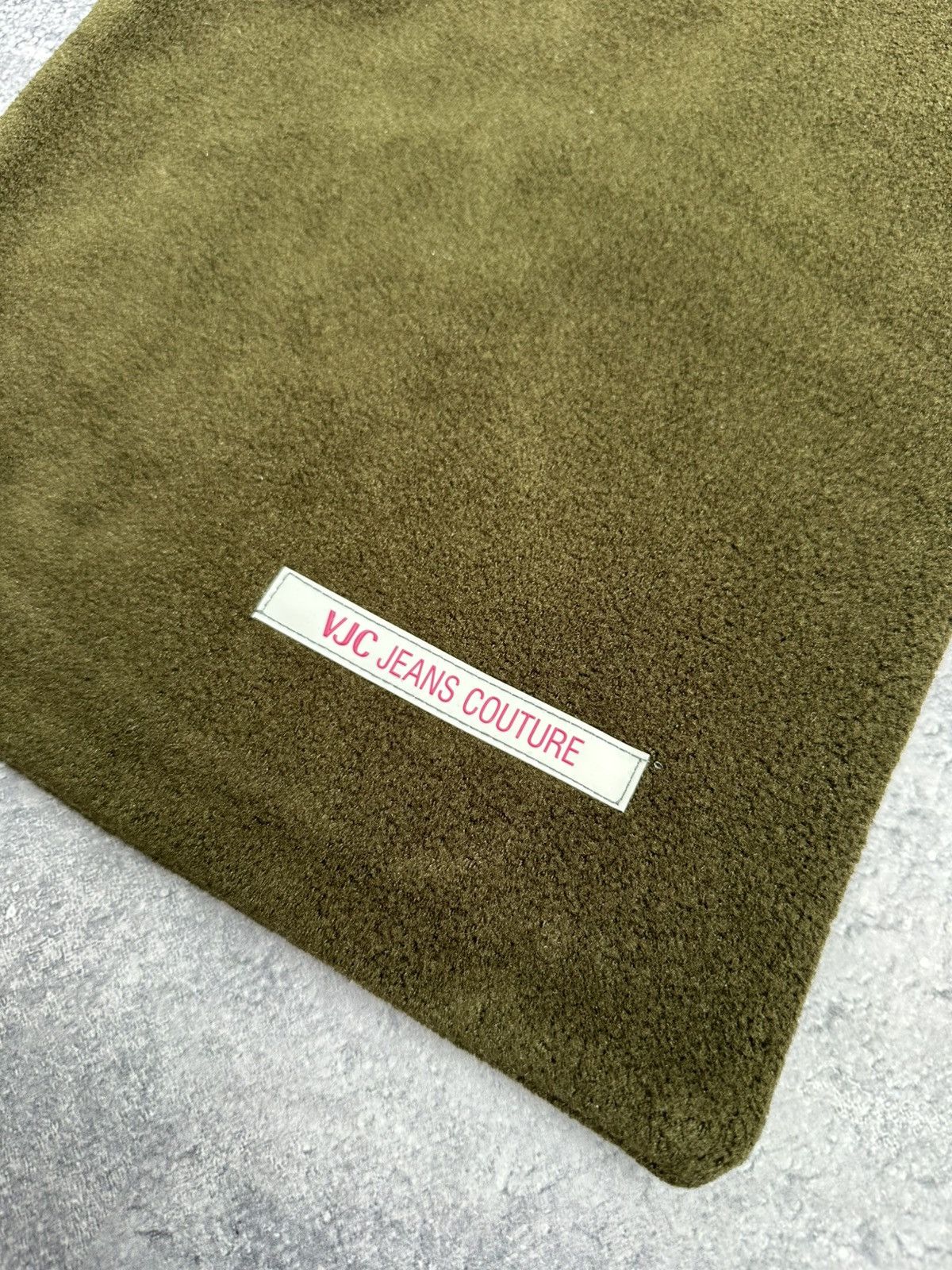 Versace Jeans Couture Vintage Versace Jeans Couture Teddy Green Scarf Muffler VJC Size ONE SIZE - 11 Thumbnail