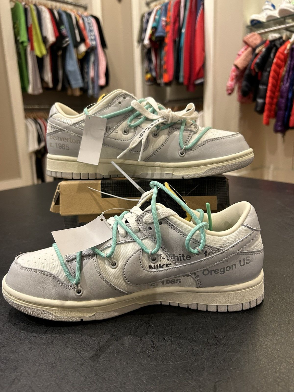 Nike Nike Dunk Low ‘Off-White Lot 4’ Size US 7 / EU 40 - 2 Thumbnail