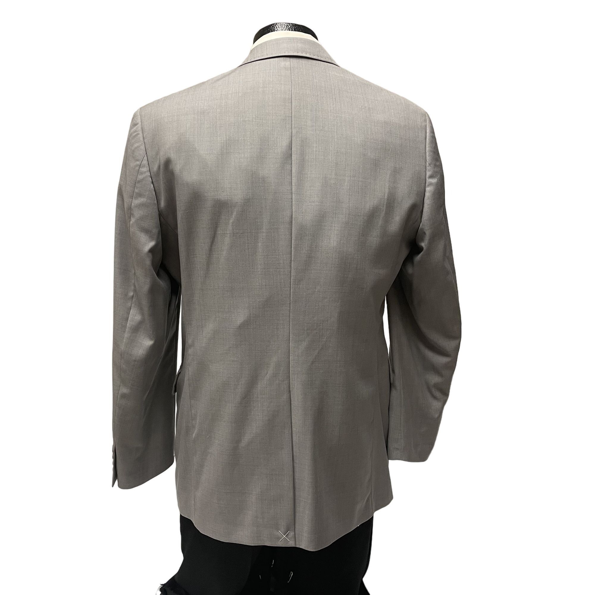 Perry Ellis NEW Perry Ellis Silver Sport Coat 3 Btn MODERN Wool Jacket Size 40R - 3 Thumbnail