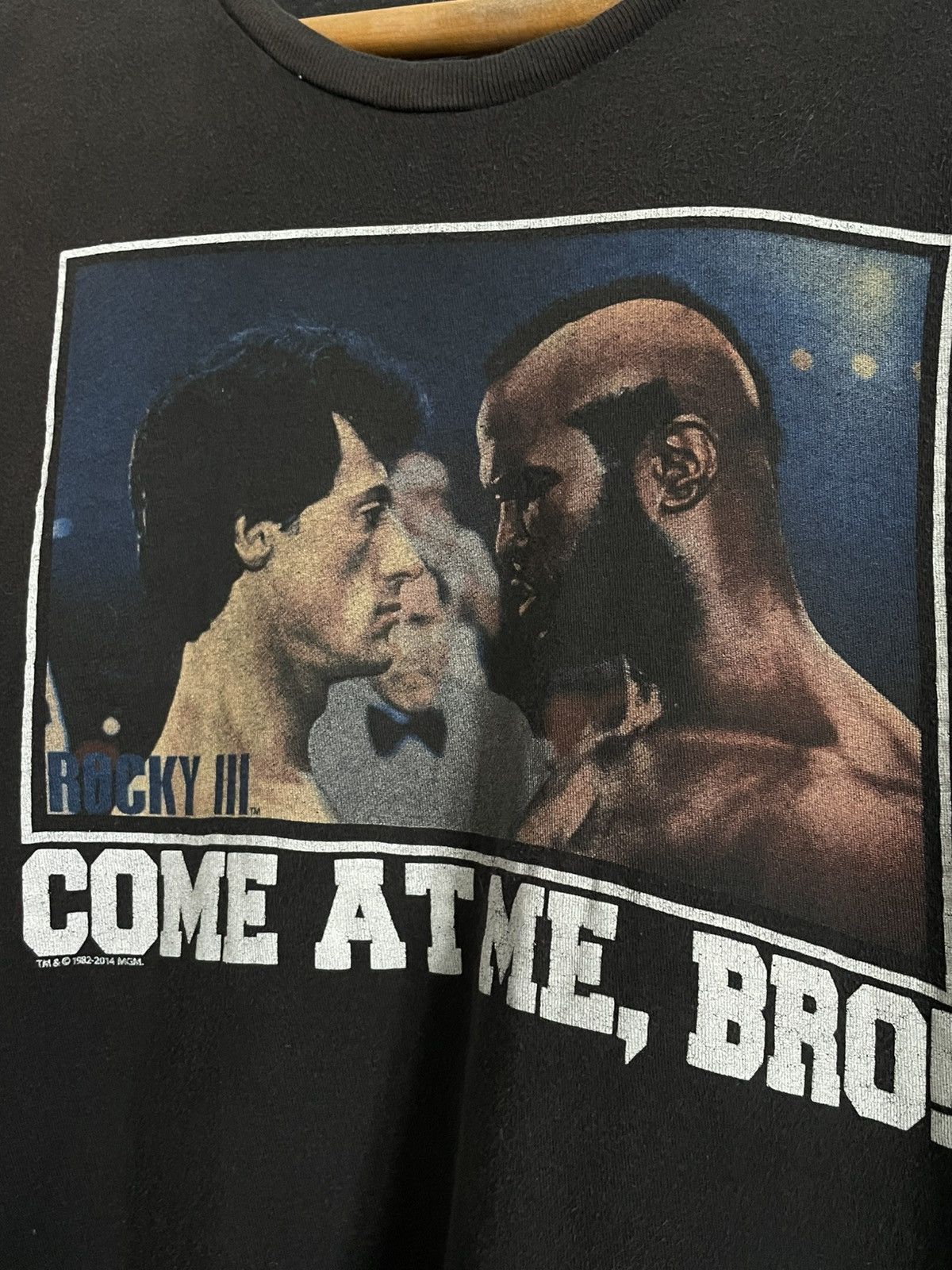 Vintage Vintage Rocky Balboa 3 Movie Boxing 1982/2014 T-Shirt RARE Size US L / EU 52-54 / 3 - 3 Thumbnail