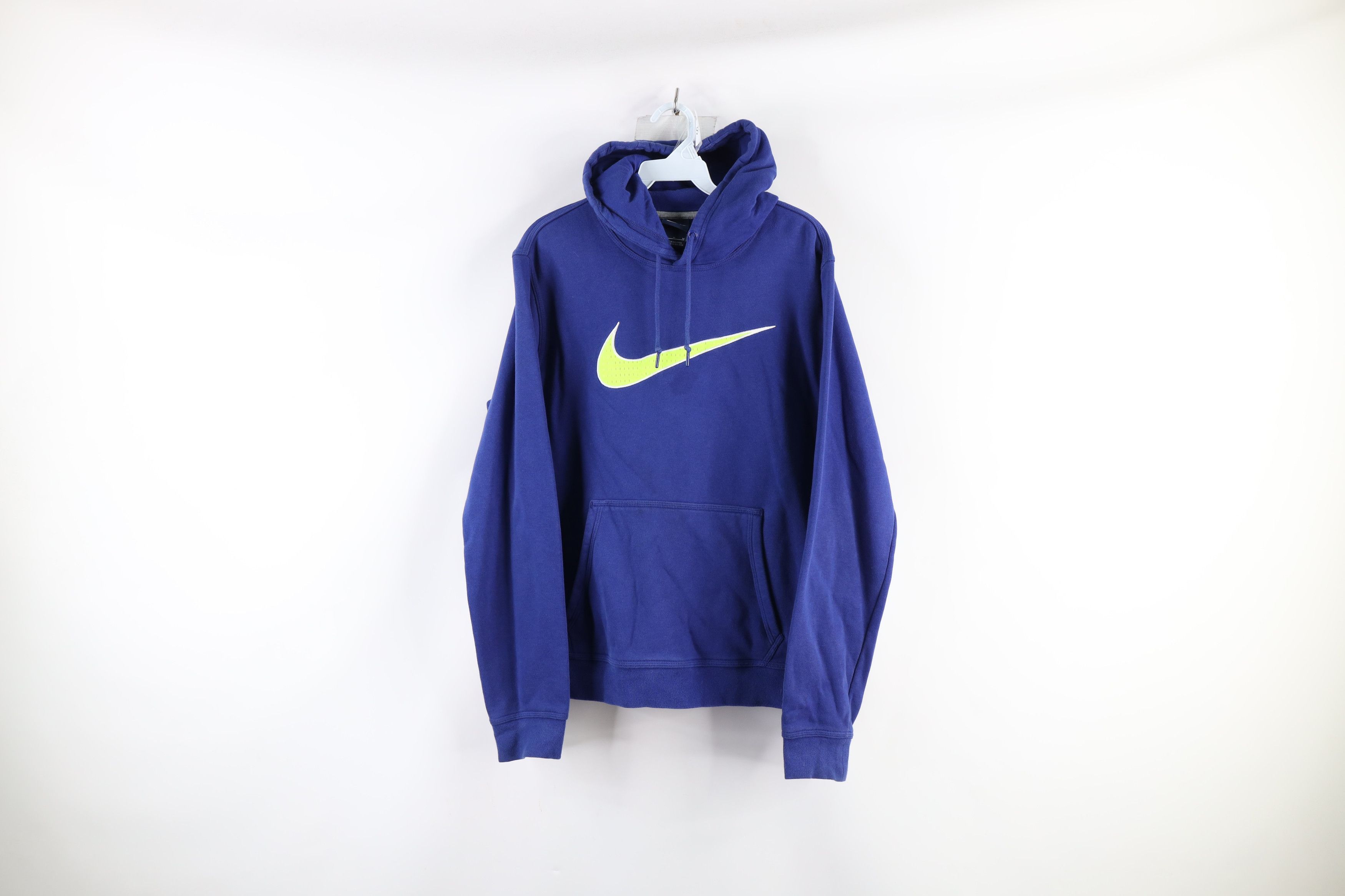 Vintage Nike Travis Scott Big Swoosh Hoodie Sweatshirt Blue