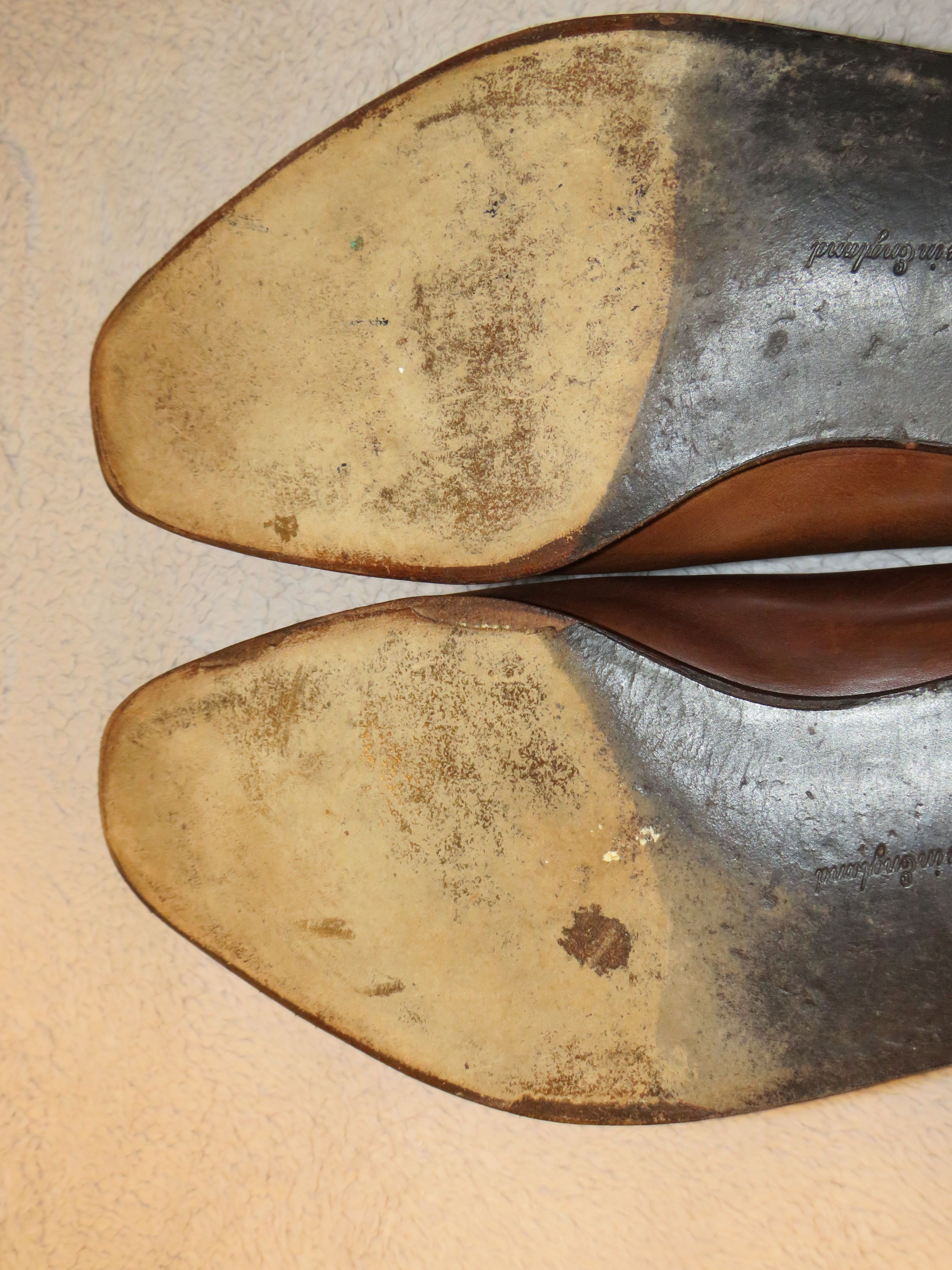 Edward Green × Ralph Lauren Purple Label Brown Antiqued Loafers 11.5 E Size US 11.5 / EU 44-45 - 9 Thumbnail