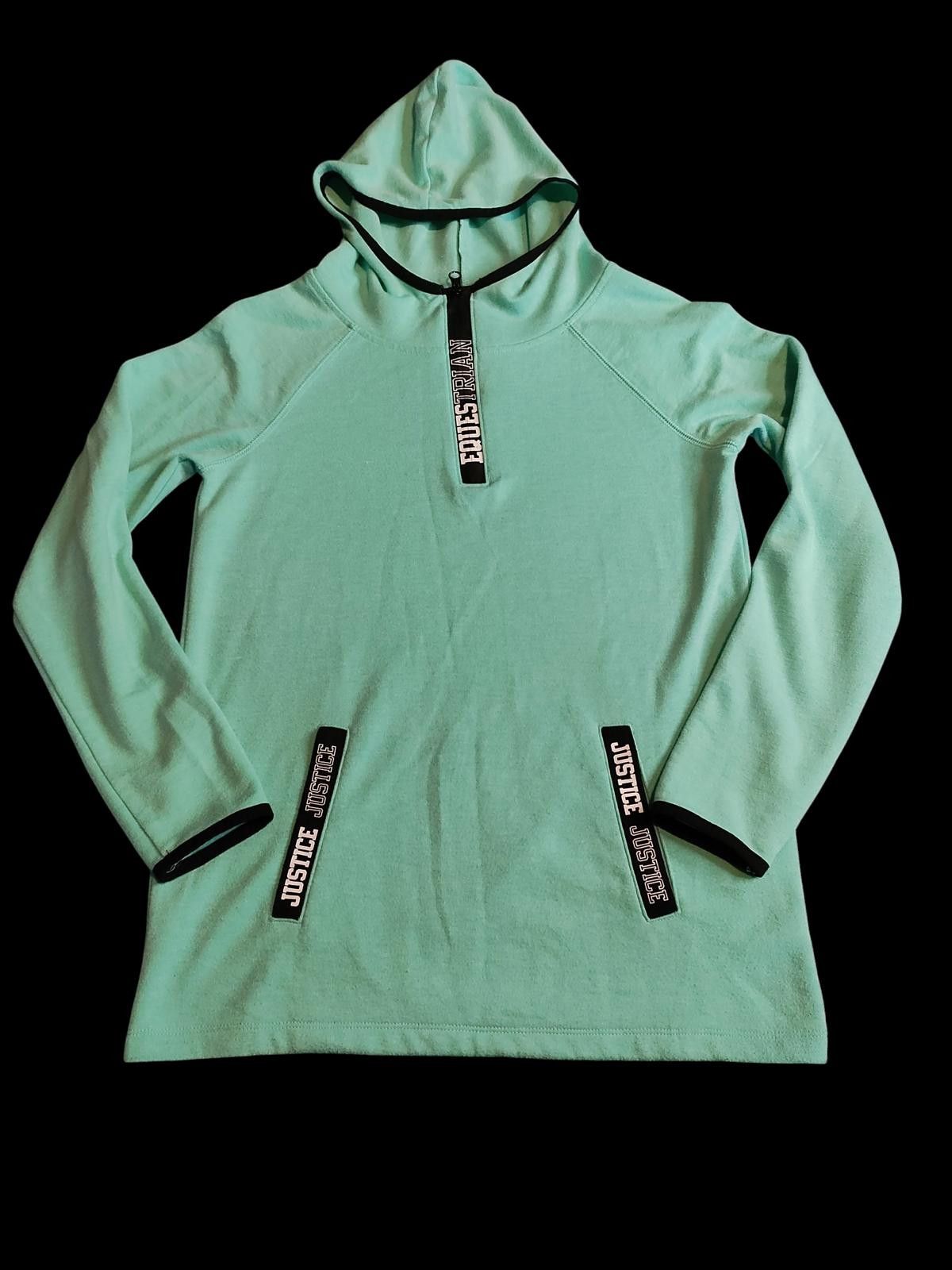 Other Justice Girls' Light Green Hoodie Sweatshirt Size US XXS / EU 40 - 3 Thumbnail