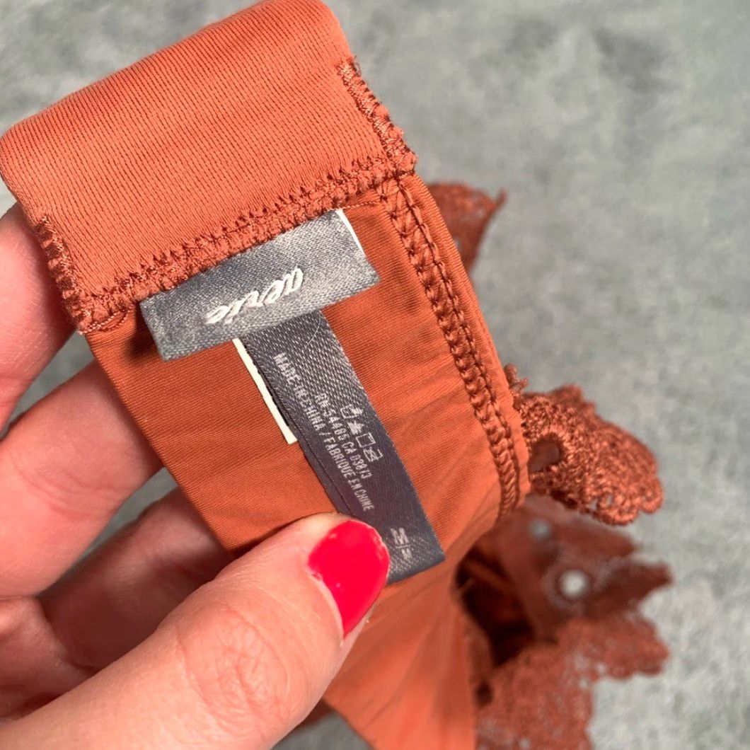Vintage Aerie Bralette BRA Medium Orange M Size ONE SIZE - 6 Thumbnail