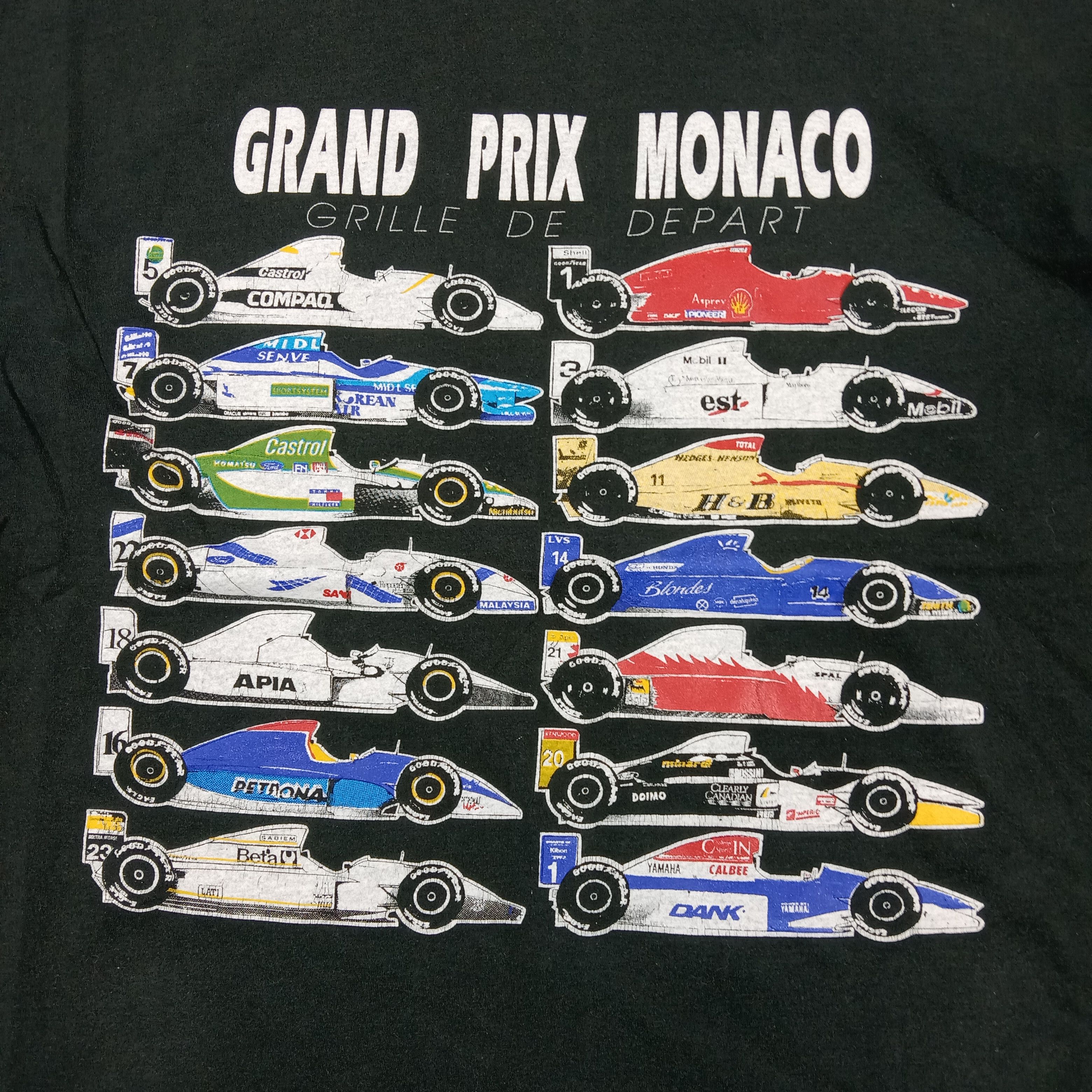 Formula 1 Vintage Grand Prix Monaco Formula One F1 Tshirt C294N26 Size US M / EU 48-50 / 2 - 2 Thumbnail
