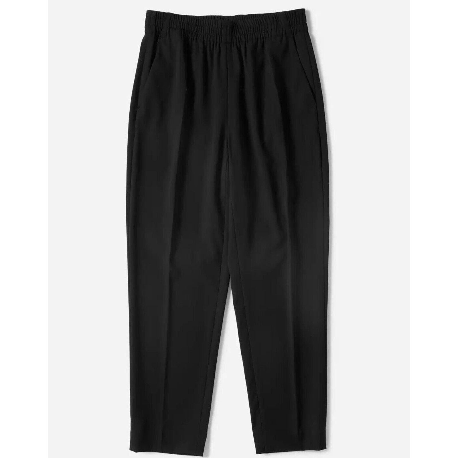 Everlane Everlane Black Italian GoWeave Easy Pull On Wool Pant 0 Size 25" / US 0 / IT 36 - 2 Thumbnail