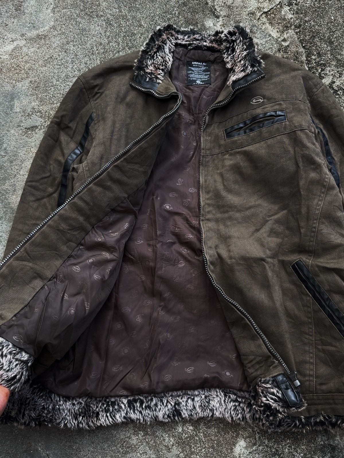 GOSTAR DE FUGA × Japanese Brand × Le Grande Bleu (L.G.B.) Fur jacket Impala ifsixwasnine style Size US L / EU 52-54 / 3 - 3 Thumbnail