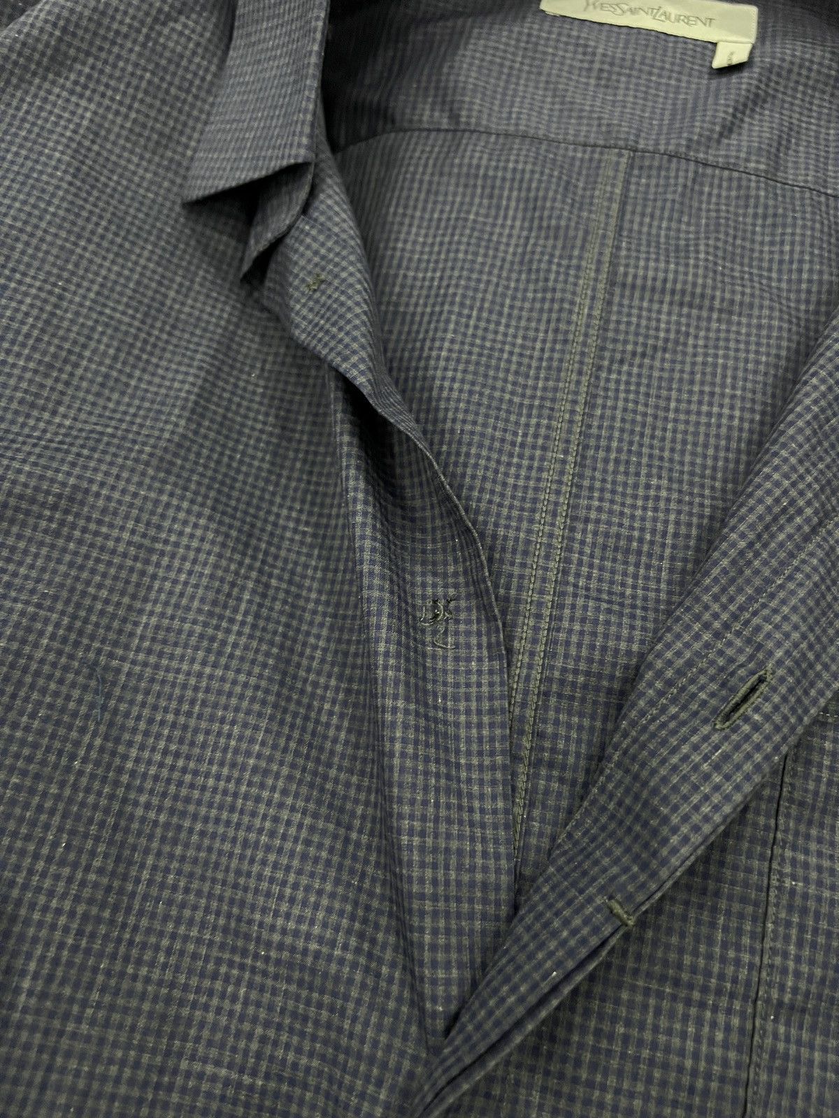 Yves Saint Laurent Yves Saint Laurent 2012 Short Sleeve Shirt Size US XS / EU 42 / 0 - 8 Thumbnail