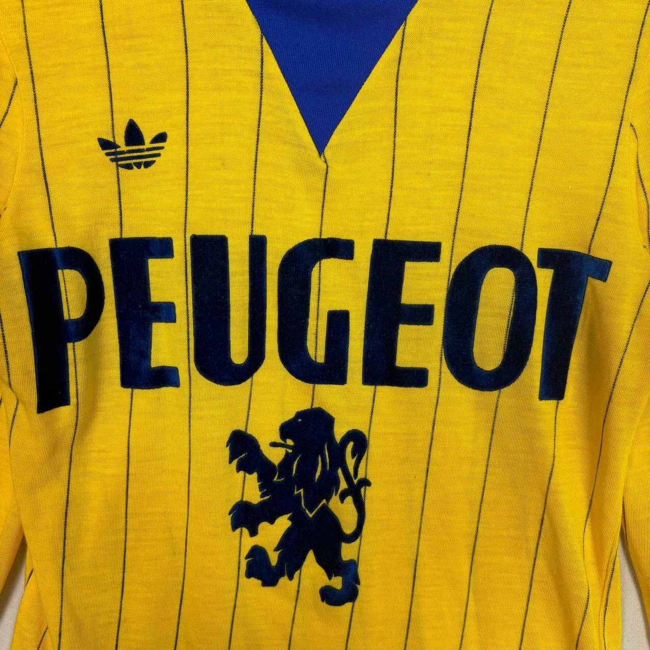 Adidas Vintage 1989-81 FC Sochaux Montbeliard Football Shirt Home Size US S / EU 44-46 / 1 - 4 Thumbnail