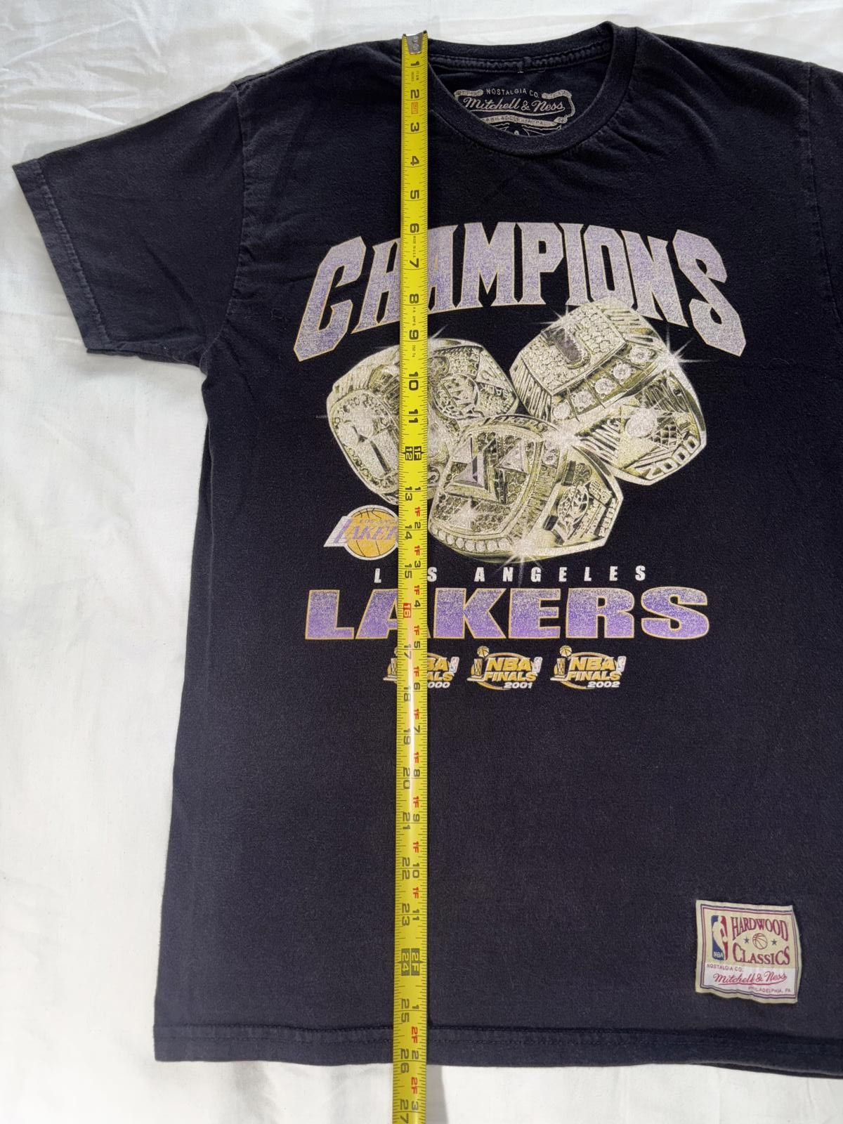 Mitchell & Ness Los Angeles Lakers Champions Tee - Hardwood Classics Size S / US 4 / IT 40 - 8 Thumbnail