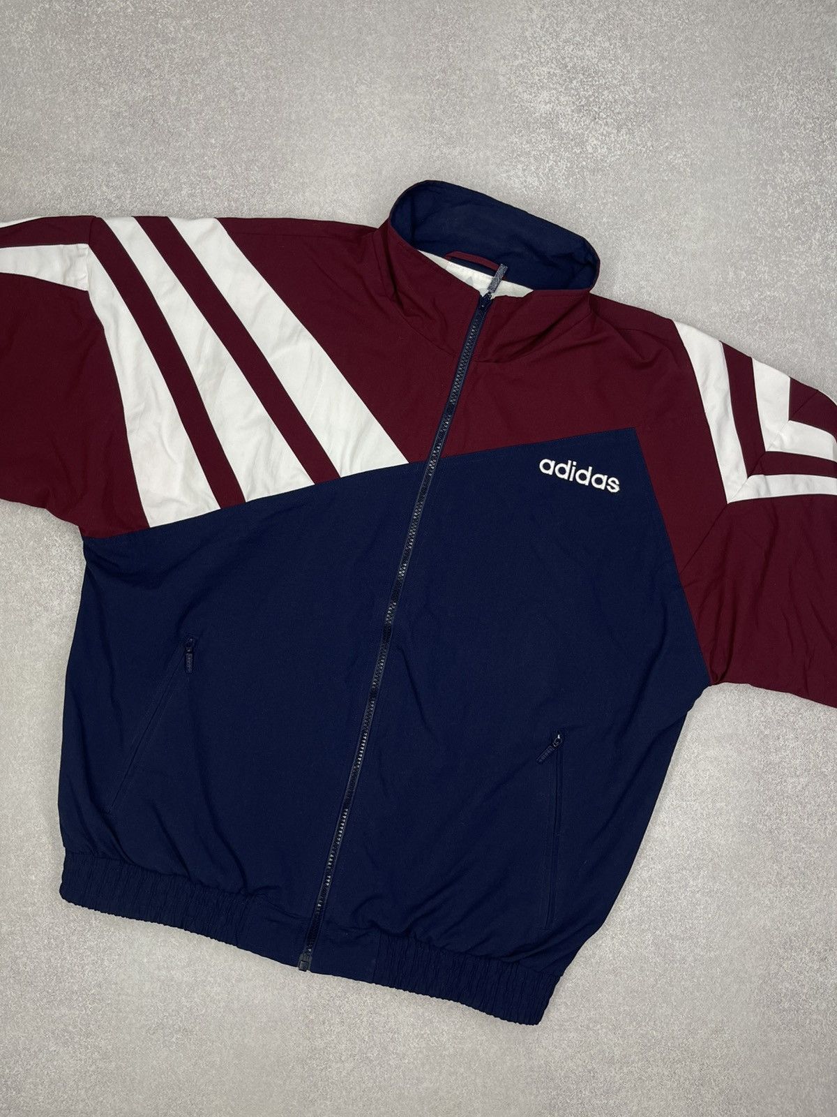 Adidas Vintage Adidas Lampas Track Jacket Y2K Size L Size US L / EU 52-54 / 3 - 3 Thumbnail
