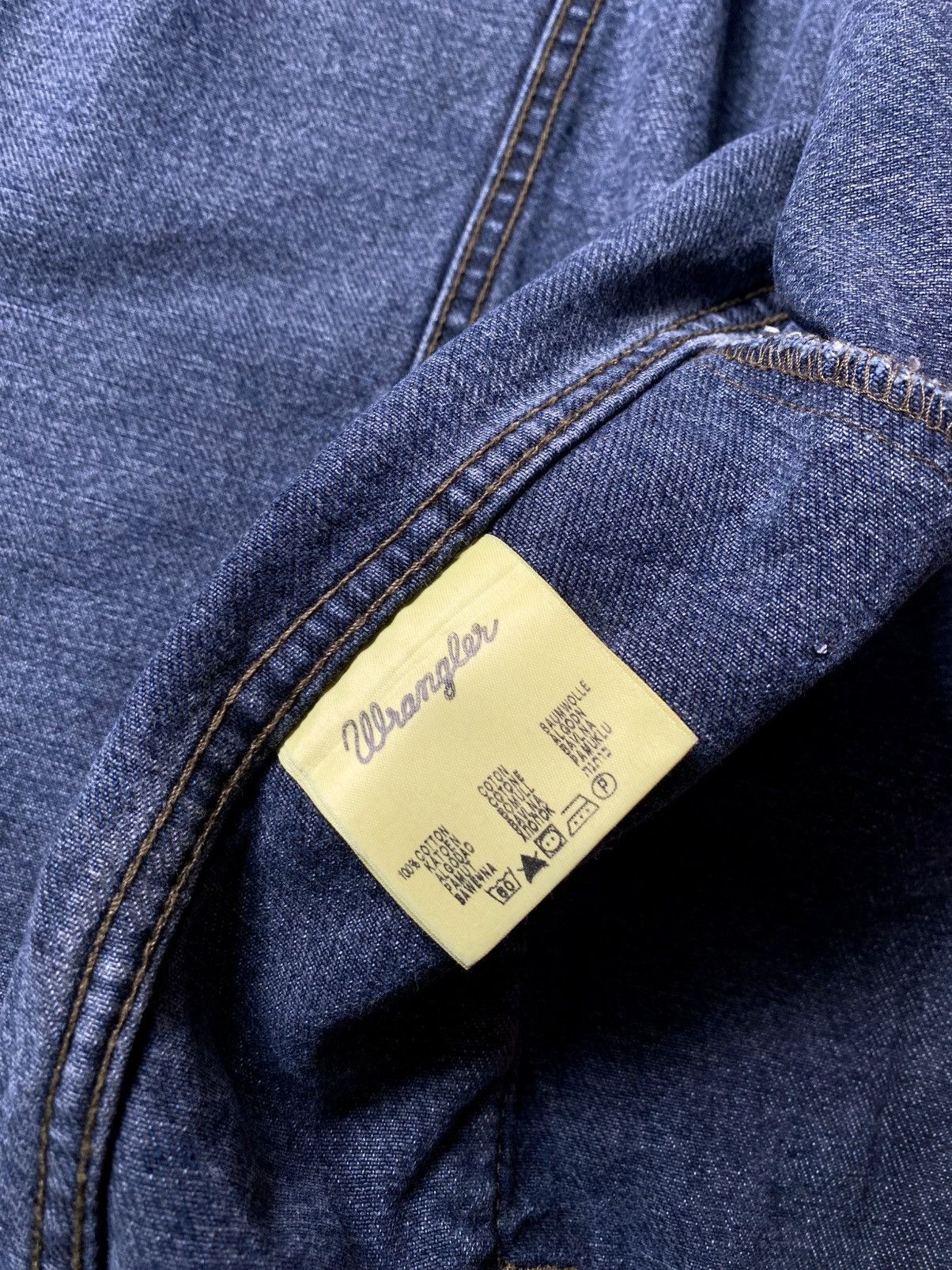 Wrangler Vintage 90s Wrangler Western Denim Jacket Size US XXL / EU 58 / 5 - 15 Thumbnail