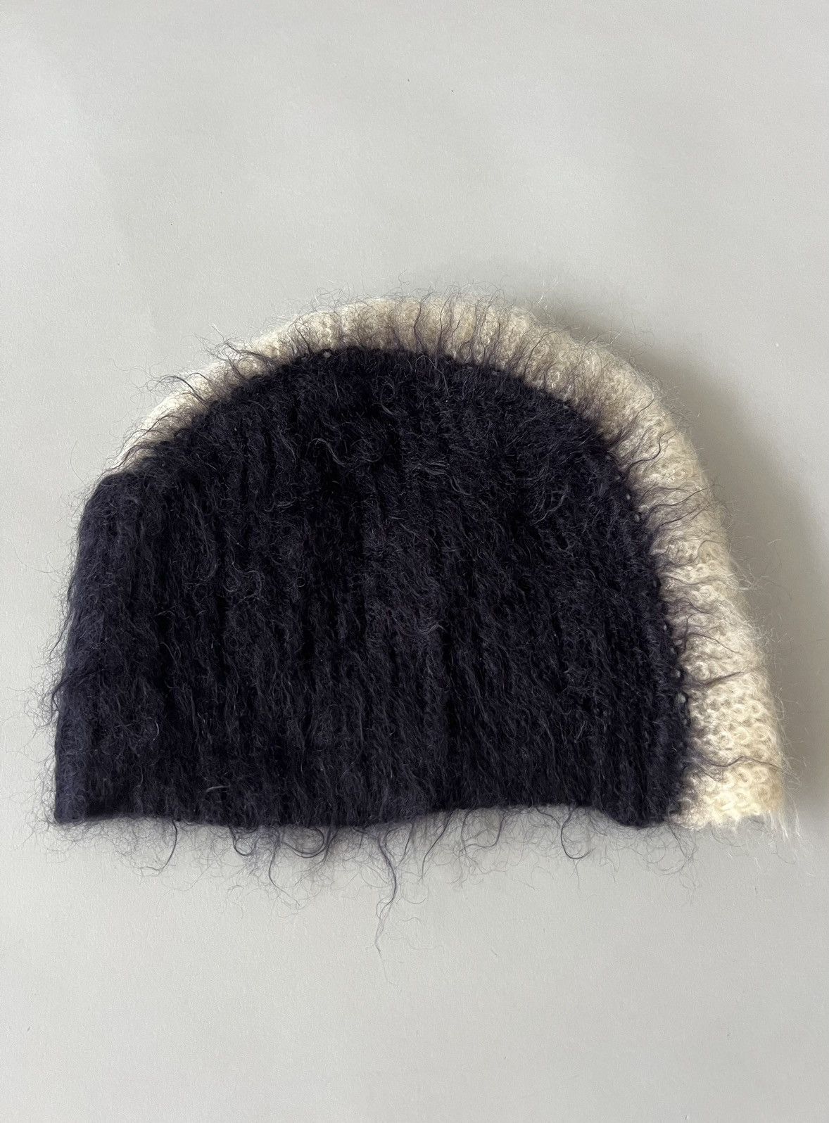 Pre-owned Prada Fw07 Mohawk Beanie In Blue