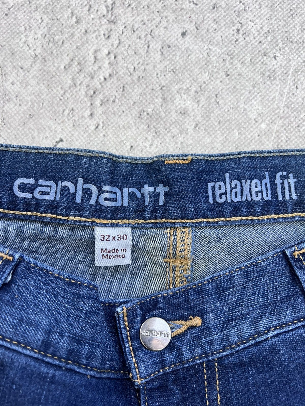 Carhartt × Vintage Carhartt Relaxed Loose Fit Y2k Baggy Carpenter Pants B324 Size US 32 / EU 48 - 15 Thumbnail