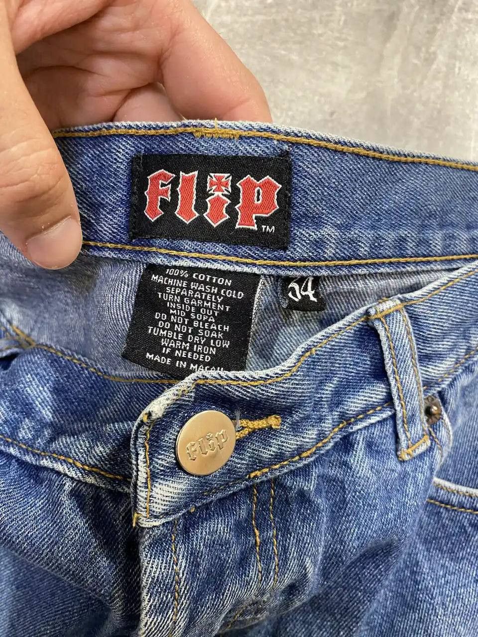 Flip Skateboards Flip Skateboards Denim Shorts Size US 34 / EU 50 - 3 Thumbnail
