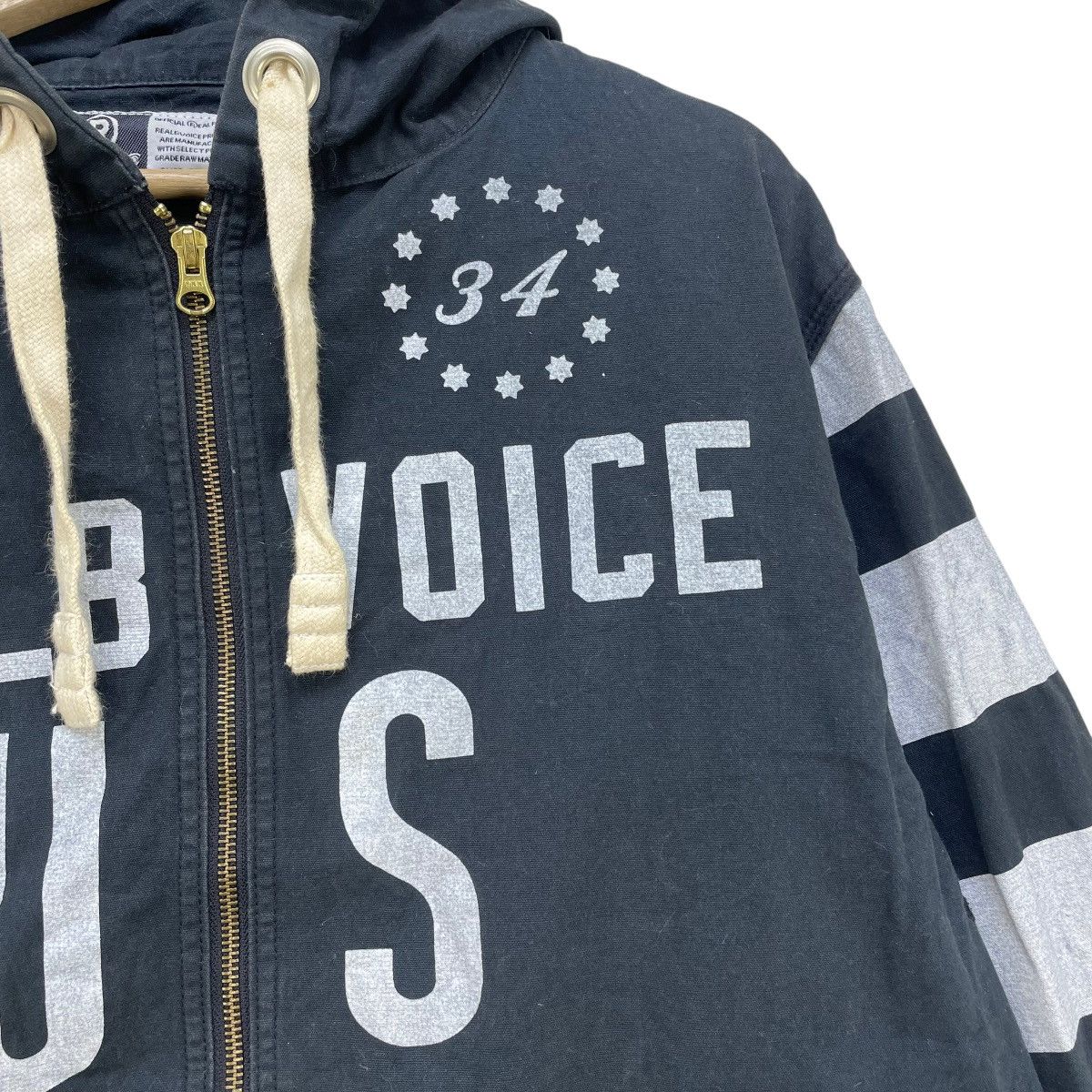 45rpm × Japanese Brand Japanese Brand RealB Voice Stripe Skeeve Hoody Jacket Size US M / EU 48-50 / 2 - 3 Thumbnail