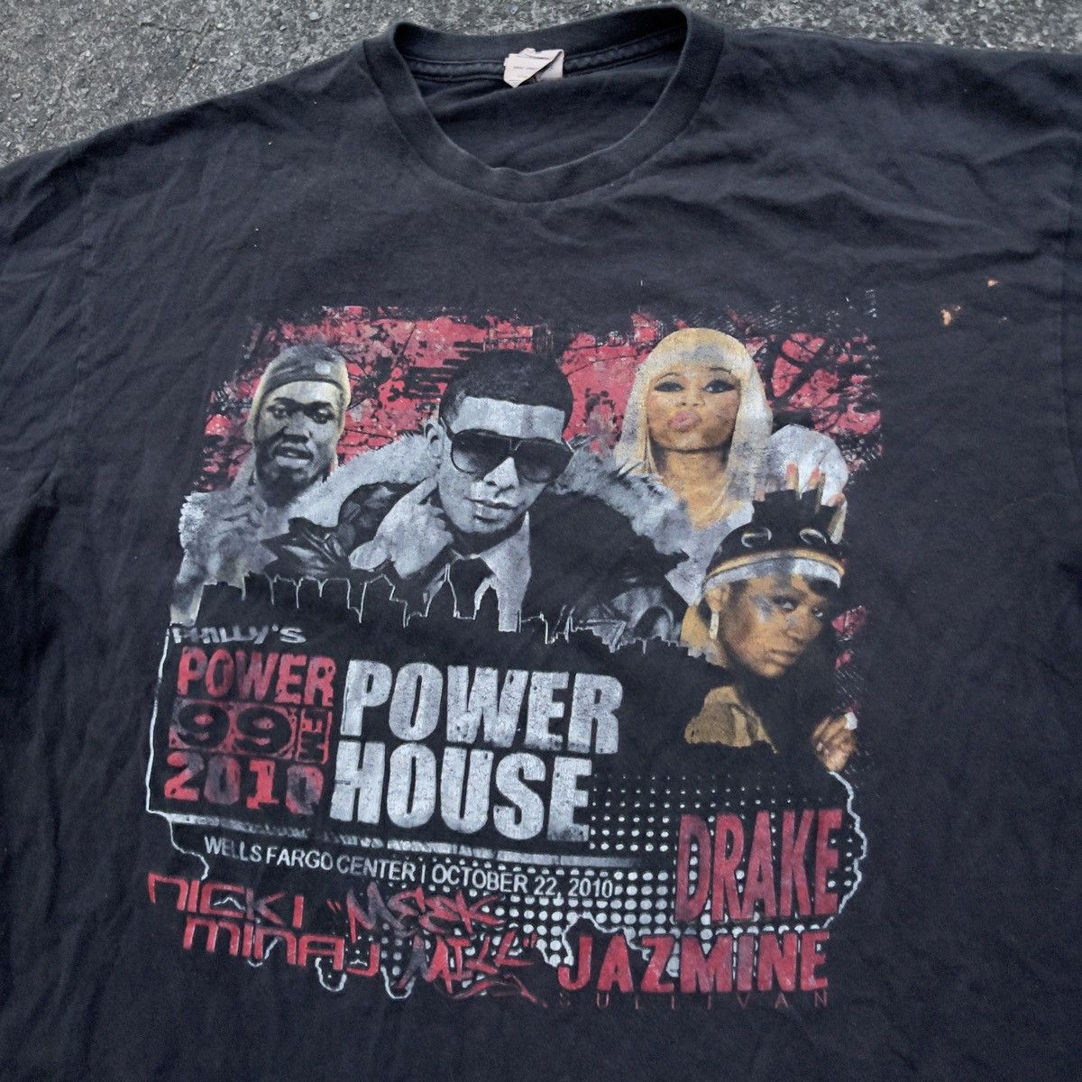 Band Tees × Rap Tees × Vintage Vintage 2010 POWER 99 FM POWERHOUSE Philly Shirt Size US XL / EU 56 / 4 - 2 Thumbnail
