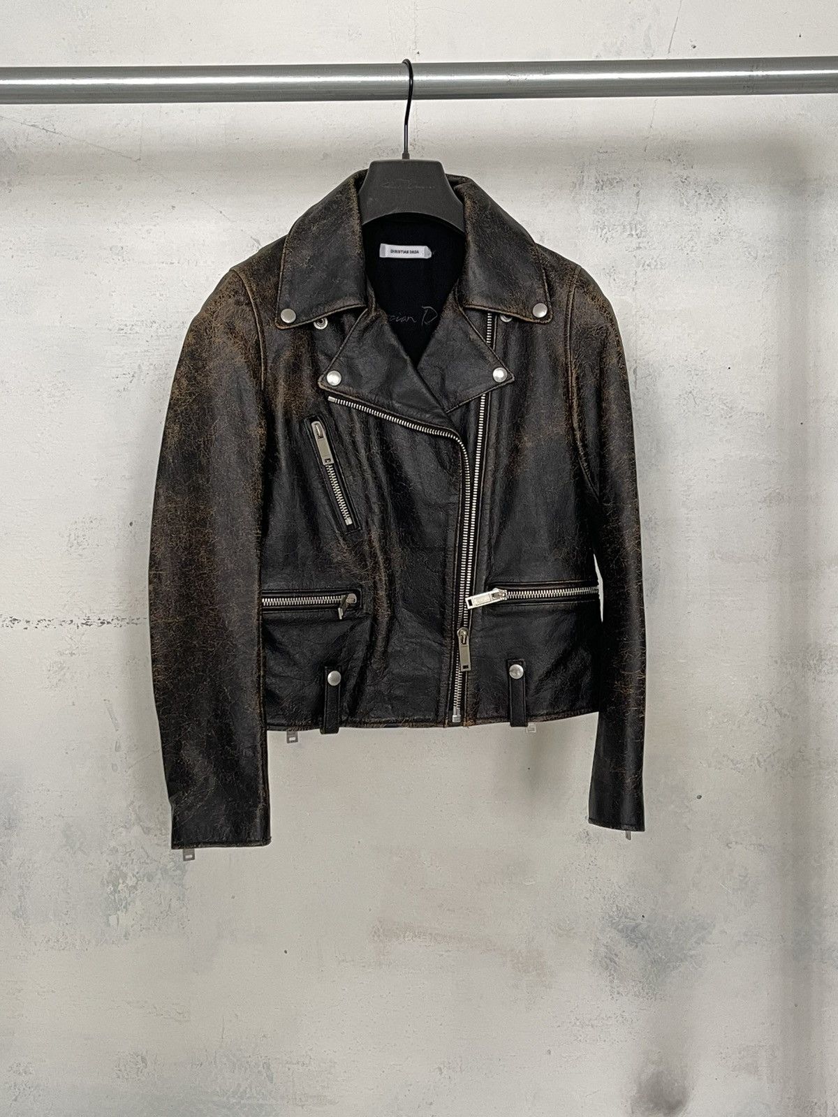 Christian Dada Christian Dada Leather Jacket Size XS / US 0-2 / IT 36-38 - 1 Thumbnail