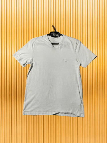Hugo Boss × Vintage 90s Hugo Boss Embroidered Logo Tee Shirt Size US S / EU 44-46 / 1 - 1 Thumbnail