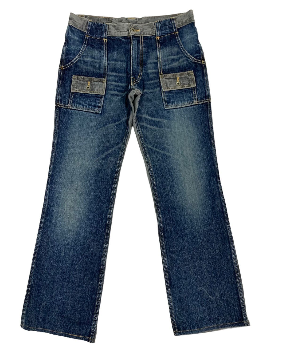 KOJIMA GENES 🔥 Vintage High Rock Kojima Genes Bush Pants Jeans Size US 31 - 1 Thumbnail