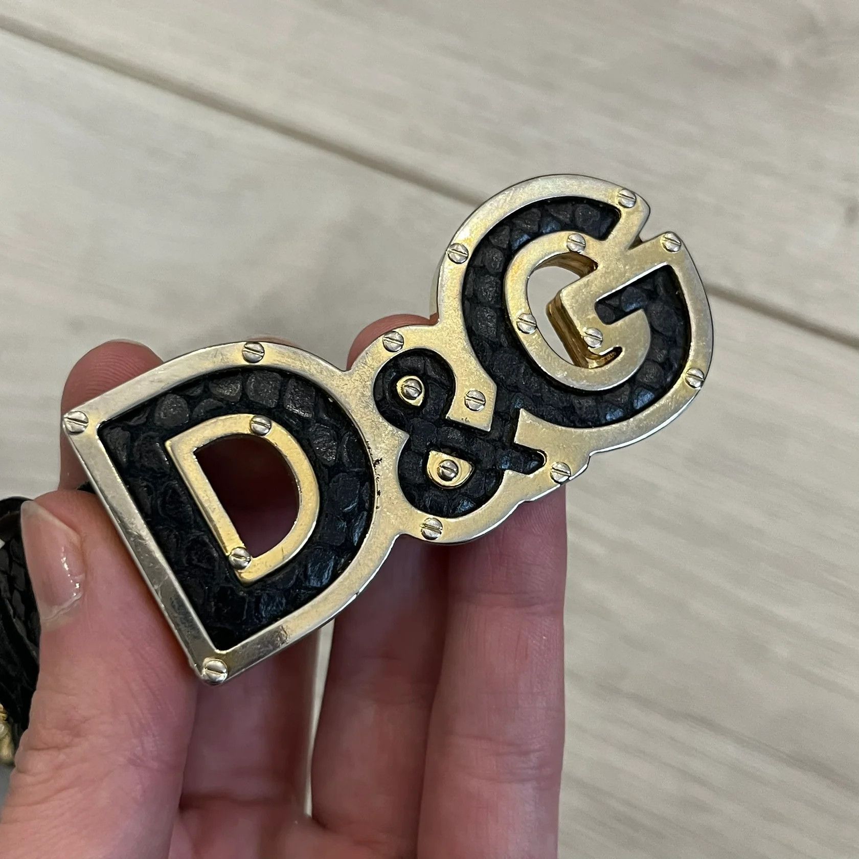Dolce & Gabbana Dolce & Gabbana Leather Studded Black Belt Size ONE SIZE - 4 Thumbnail