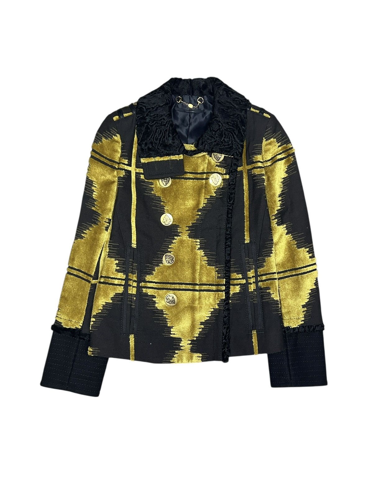 Gucci F/W 08 Runway Fur Trim Jacket Size XS / US 0-2 / IT 36-38 - 2 Thumbnail