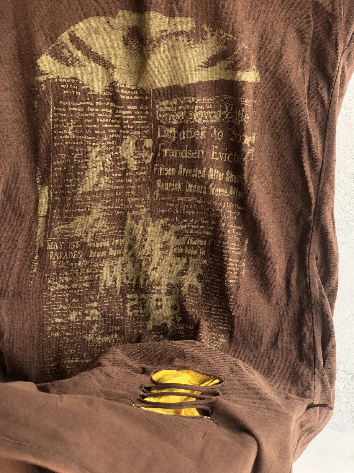 Hysteric Glamour Distressed Poem Misoka Rock Punk Style Size US S / EU 44-46 / 1 - 6 Thumbnail