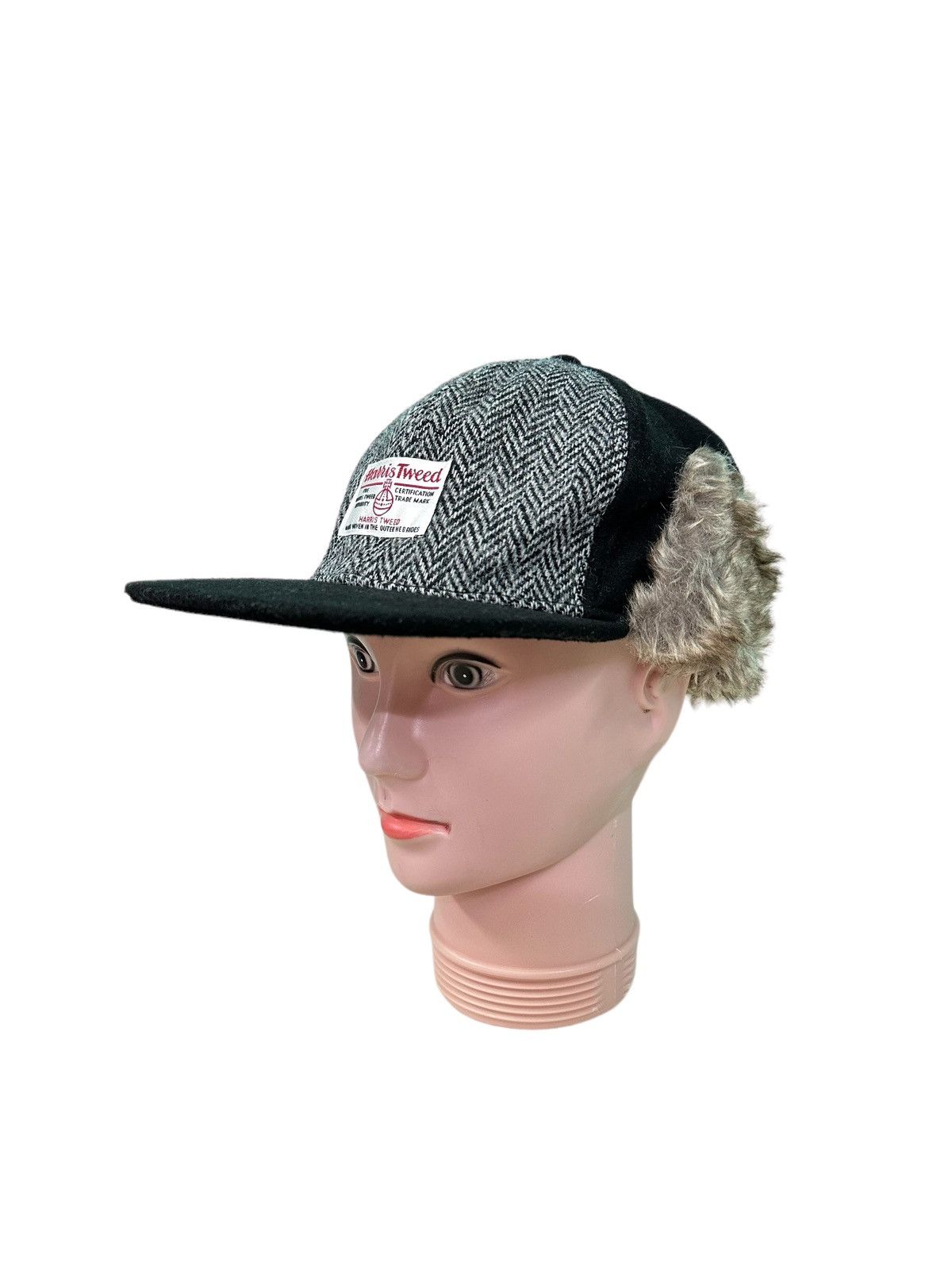 Harris Tweed HARRIS TWEED WOOL FUR HAT Size ONE SIZE - 1 Thumbnail
