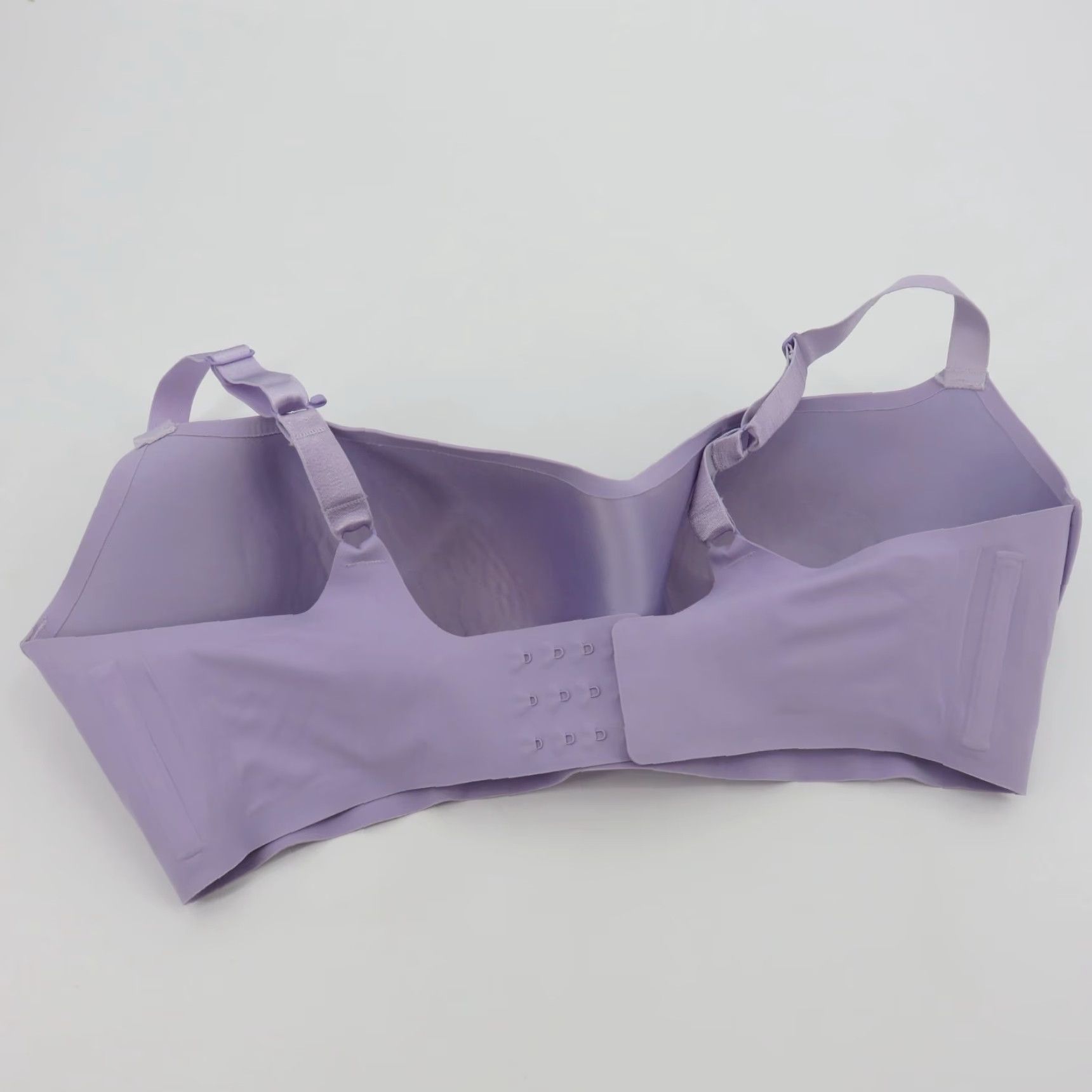 Vintage EBY Large DD LDD Balconette Bra Push Up Wireless Lilac Purple All Day Ultimate Size ONE SIZE - 5 Thumbnail