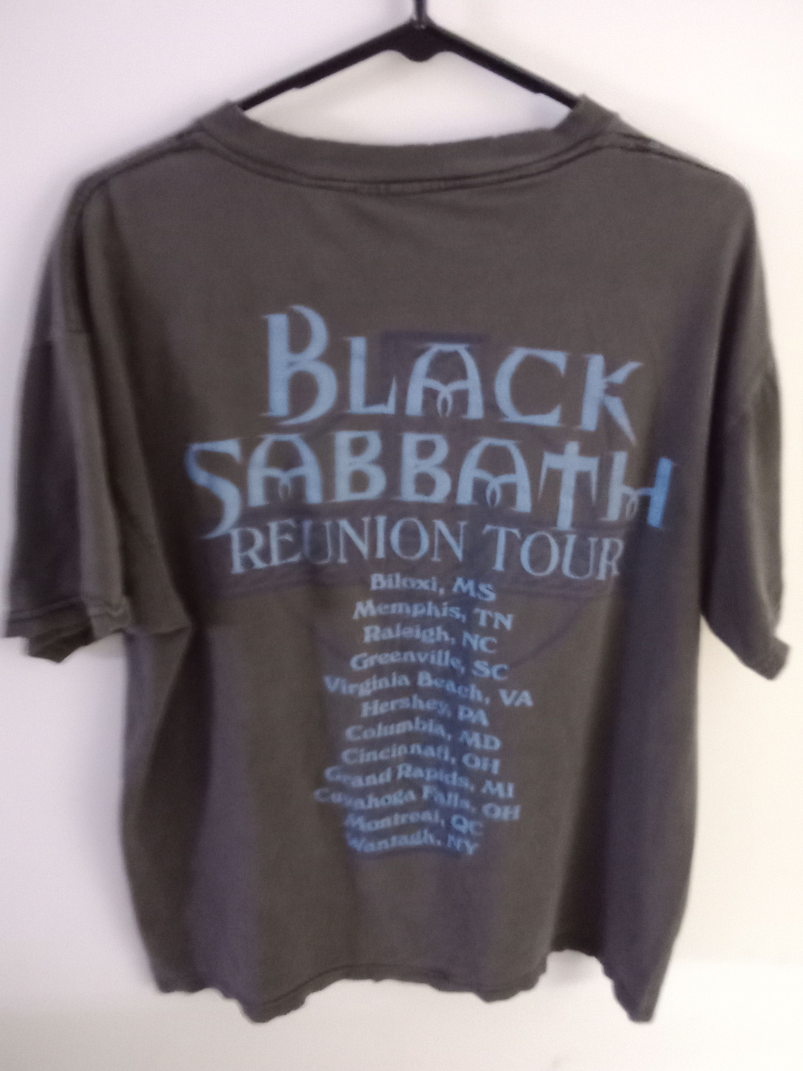 Black Sabbath last supper original concert 1999 t-shirt
