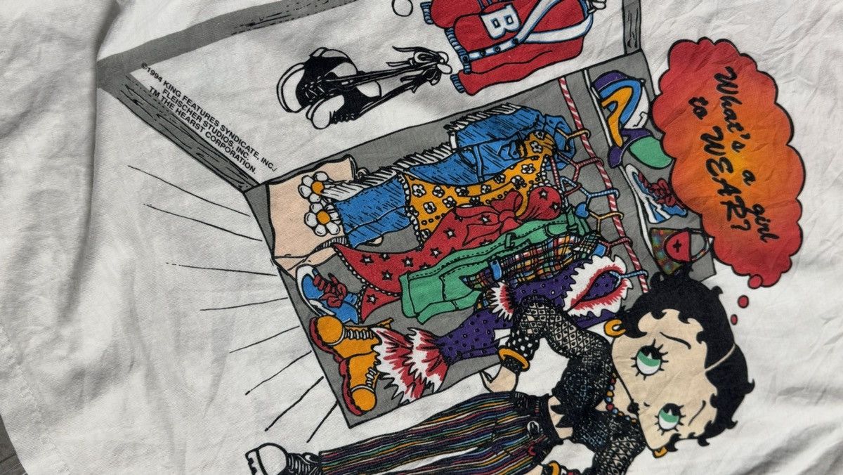 Vintage T shirt vintage cartoon betty boop super rare Size US L / EU 52-54 / 3 - 4 Thumbnail