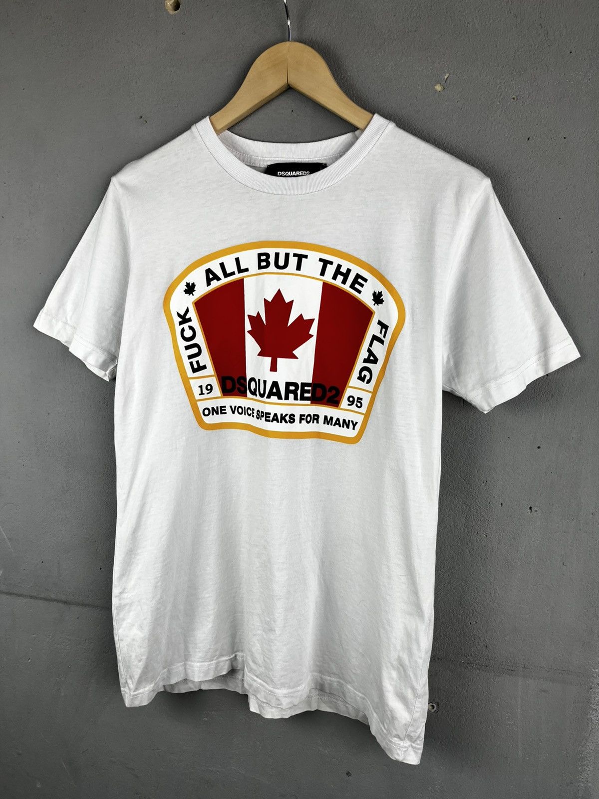 Dsquared2 Dsquared2 Canada F@ck All But The Flag Y2K T-Shirt Rare Size US M / EU 48-50 / 2 - 1 Thumbnail