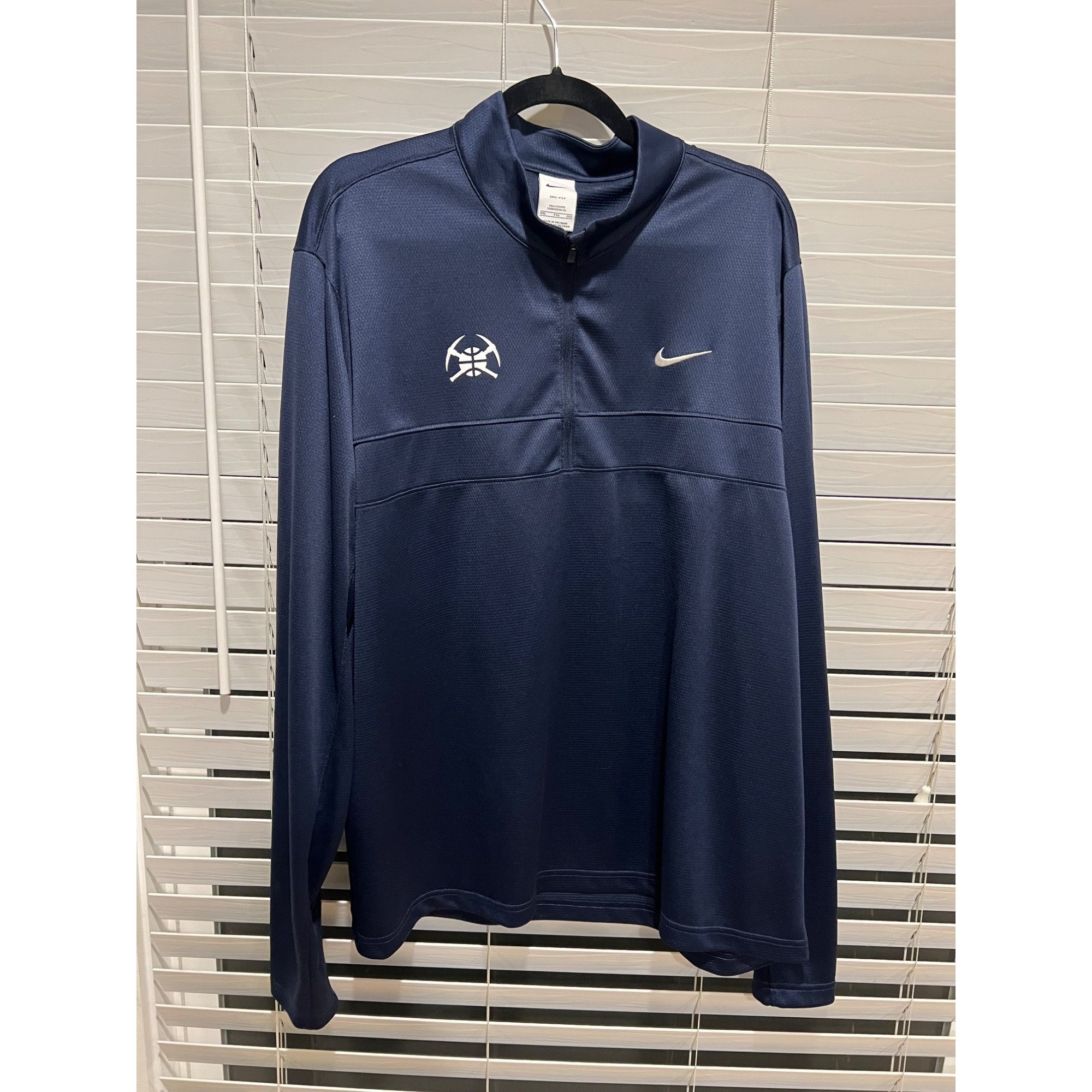 Nike Nike Denver Nuggets 1/4 Zip Pullover - Size XXL Size US XXL / EU 58 / 5 - 1 Thumbnail