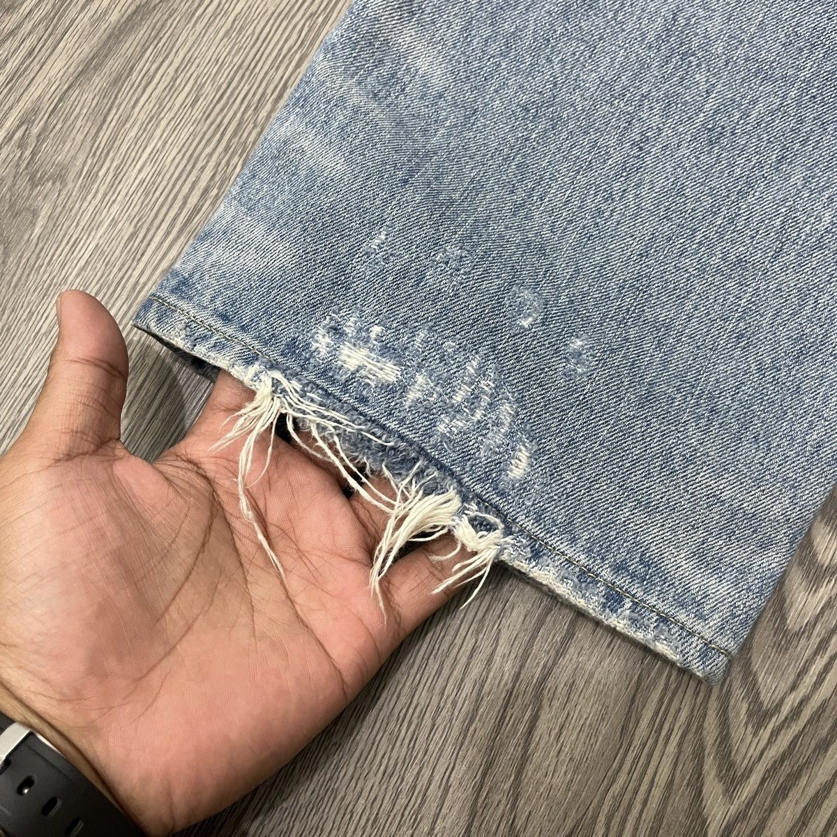 Polo Ralph Lauren Polo Ralph Lauren Distressed Denim Blue Sky ifsix Lgb Style Size US 36 / EU 52 - 14 Thumbnail