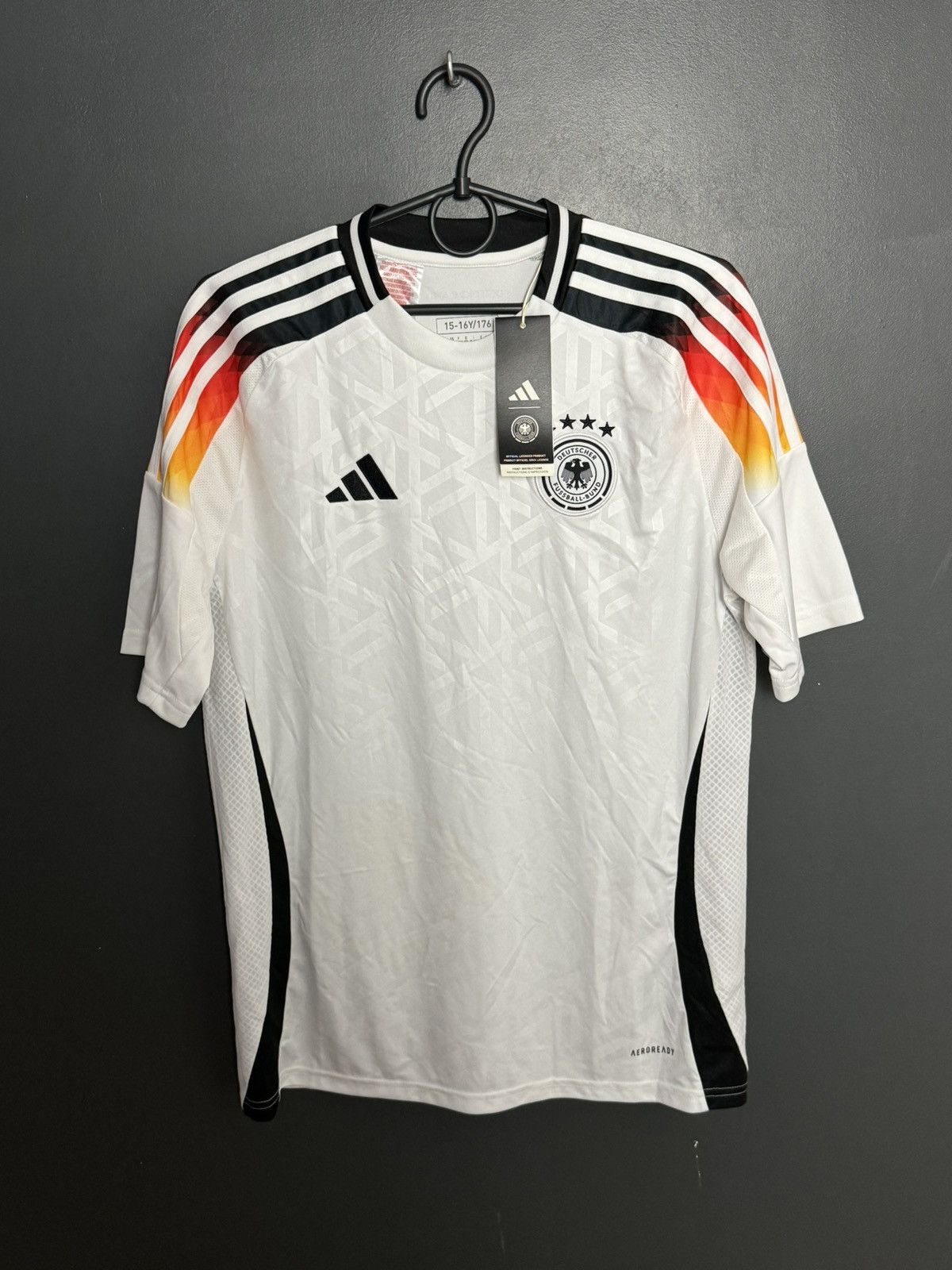 Adidas KIDS New Germany National Team 2024 Home Football Jersey Size US S / EU 44-46 / 1 - 1 Thumbnail