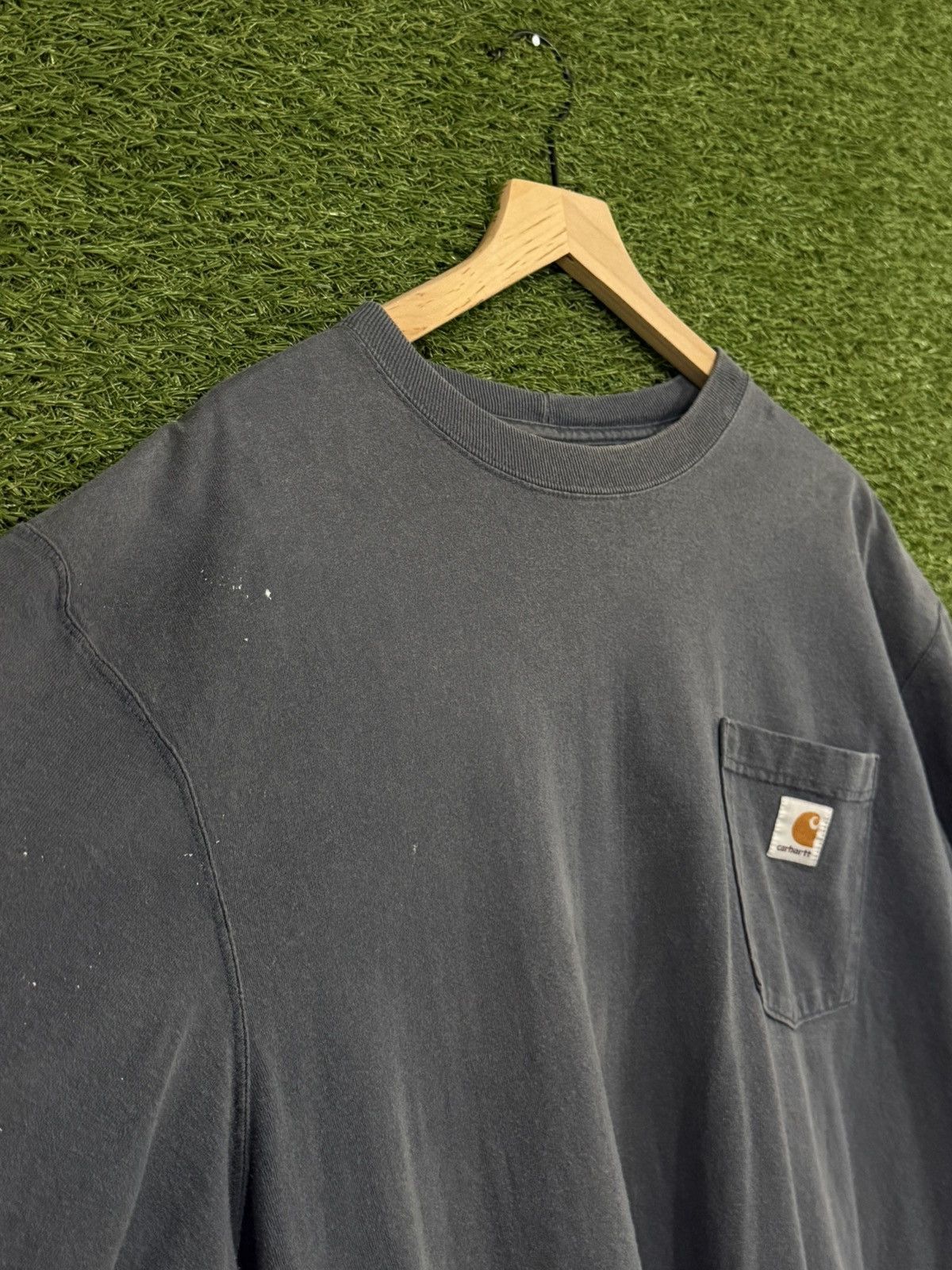Carhartt Vintage Carhartt Faded Paint Pocket Logo Tee Large Size US L / EU 52-54 / 3 - 2 Thumbnail