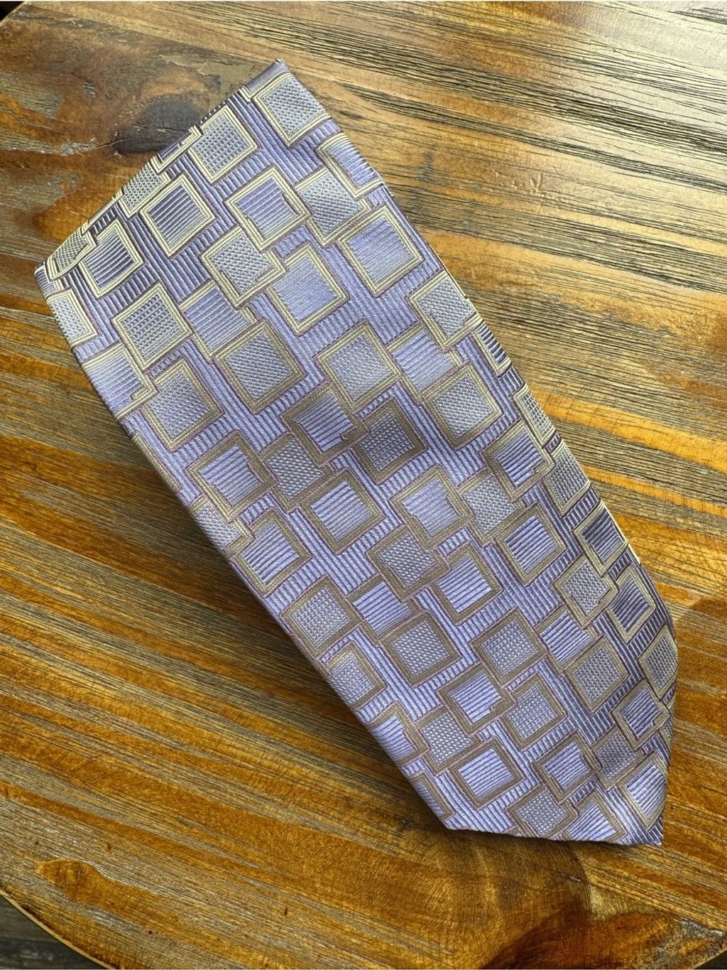 Vintage Vintage Tino Cosma Made in Italy Lavender and Silver Geometr Size ONE SIZE - 8 Thumbnail
