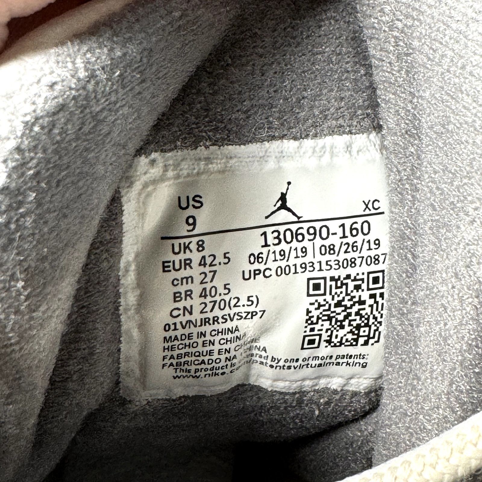 Jordan Brand × Nike Size 9 - Nike Air Jordan 12 Retro Dark Grey Men's Shoes Size US 9 / EU 42 - 6 Thumbnail