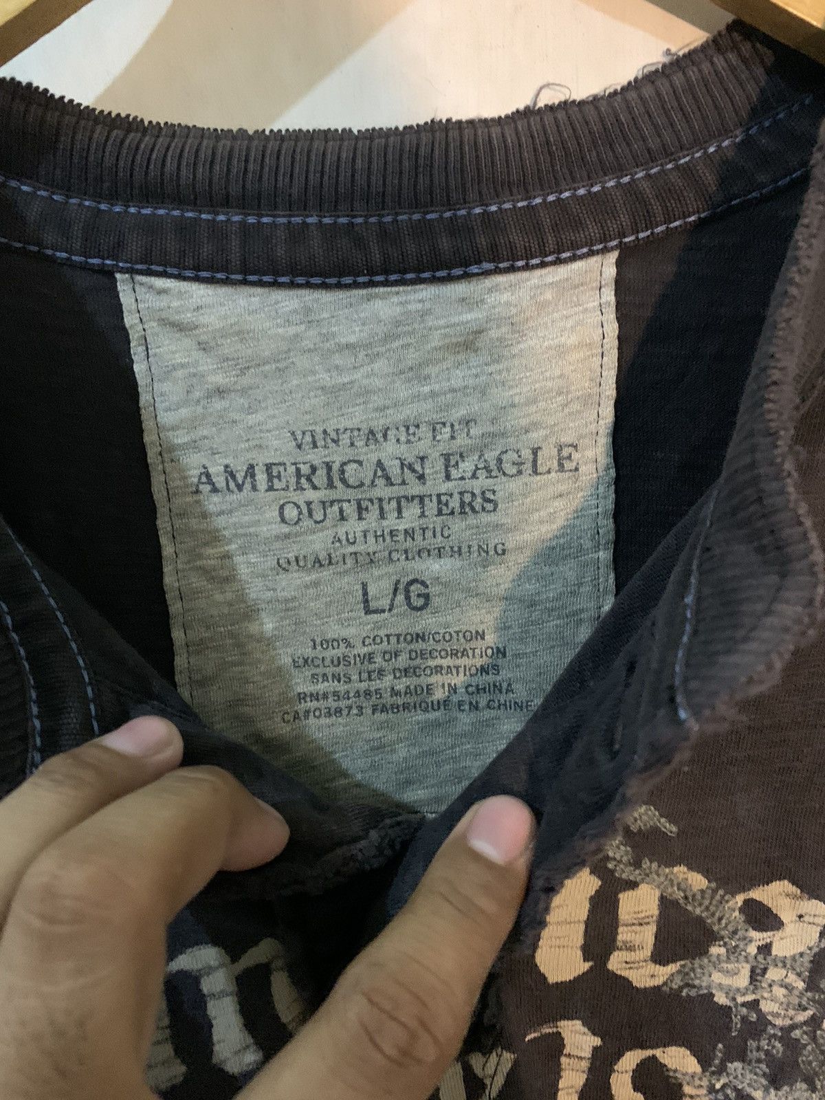 14th Addiction × American Eagle Outfitters × Yasuyuki Ishii VINTAGE AMERICAN EAGLE Distressed STYEL Size US L / EU 52-54 / 3 - 6 Thumbnail