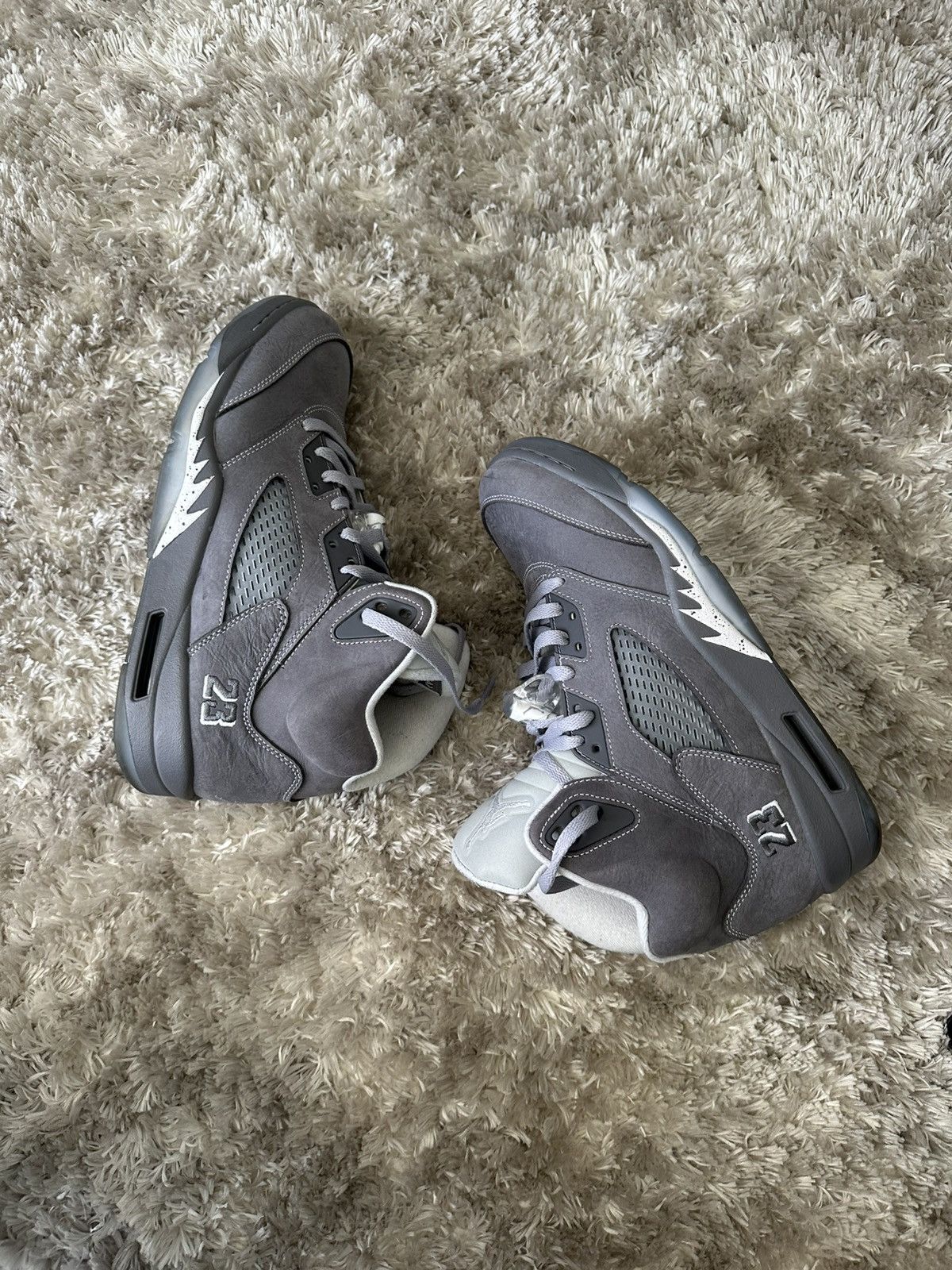 Nike Air Jordan 5 Wolf Grey Retro Size US 11.5 / EU 44-45 - 1 Thumbnail